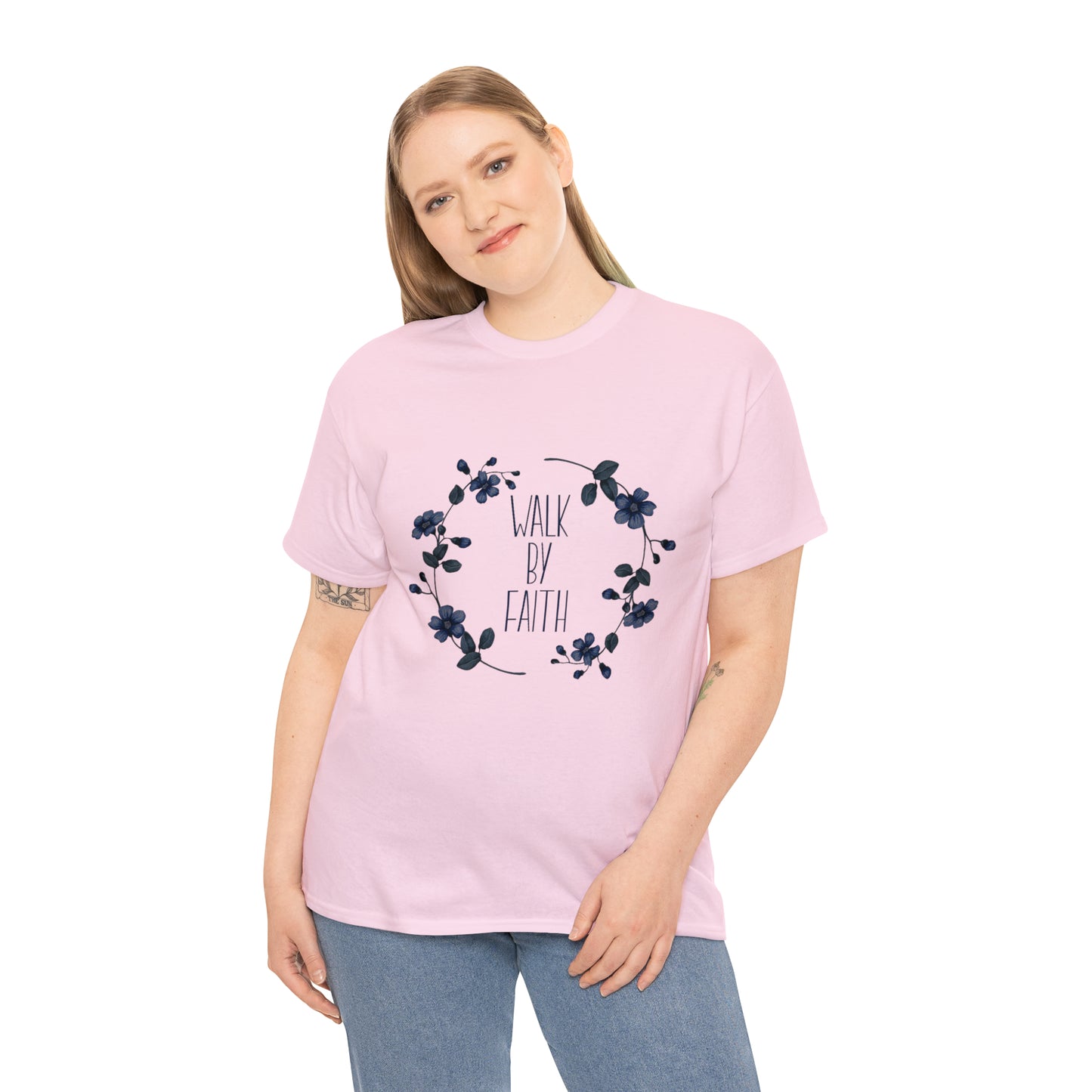 Walk by FAITH Unisex Heavy Cotton Tee
