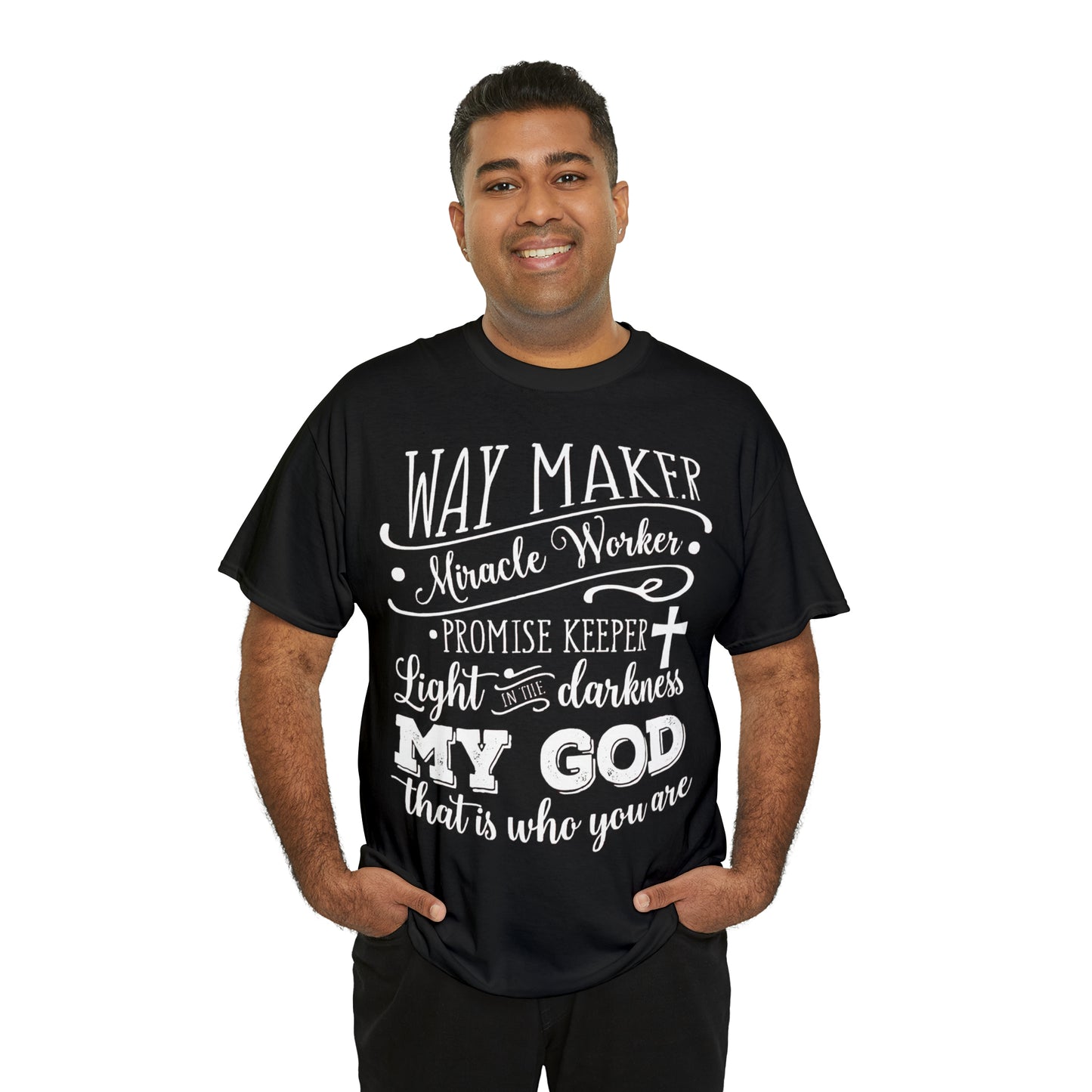 Waymaker Miracle Worker - Unisex Heavy Cotton Short Sleeve Tee