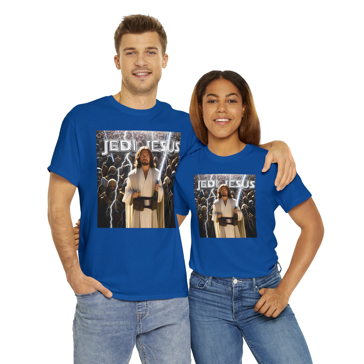 Jedi Jesus Unisex Heavy Cotton Tee