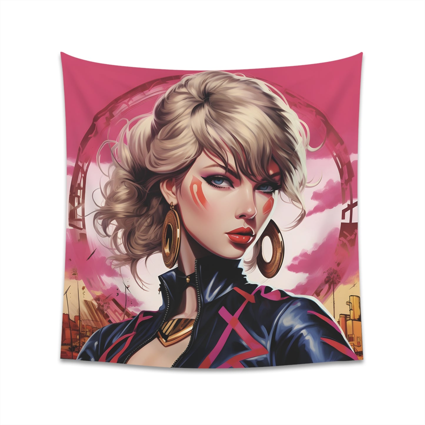 Anime Taylor Swift 2- Printed Wall Tapestry