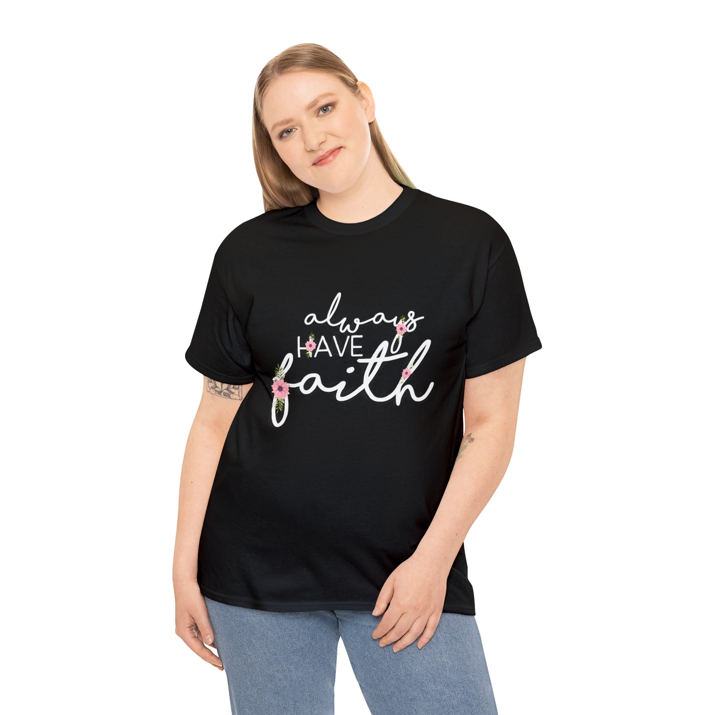 Don't be afraid, just Believe (Mark) - Unisex Heavy Cotton Short Sleeve Tee