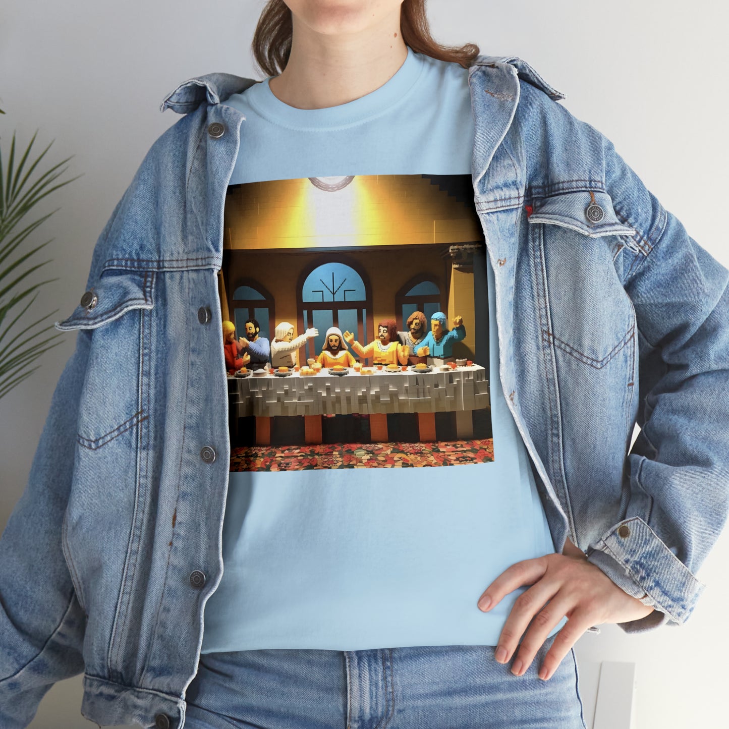 “The Last Supper” LEGO BOX SET -  Unisex Heavy Cotton Tee