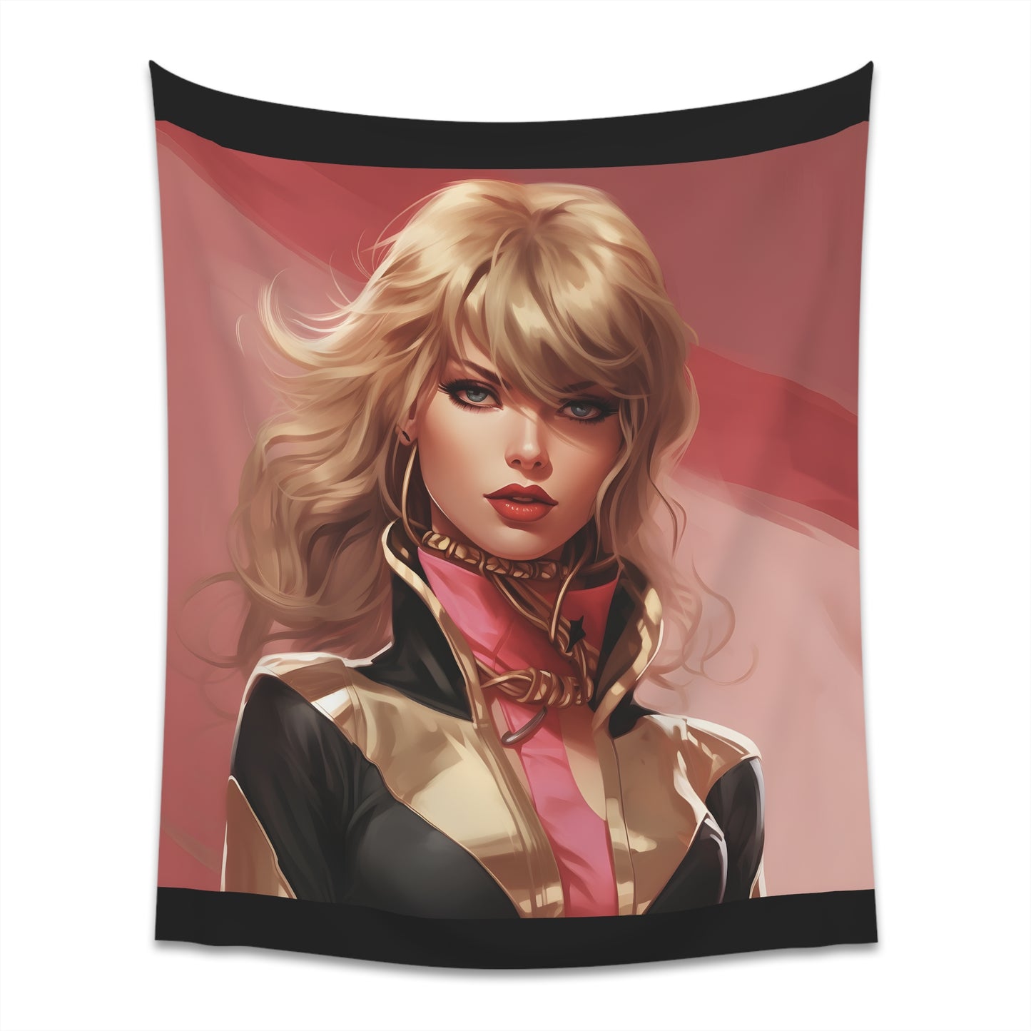 Anime Taylor Swift 4- Printed Wall Tapestry