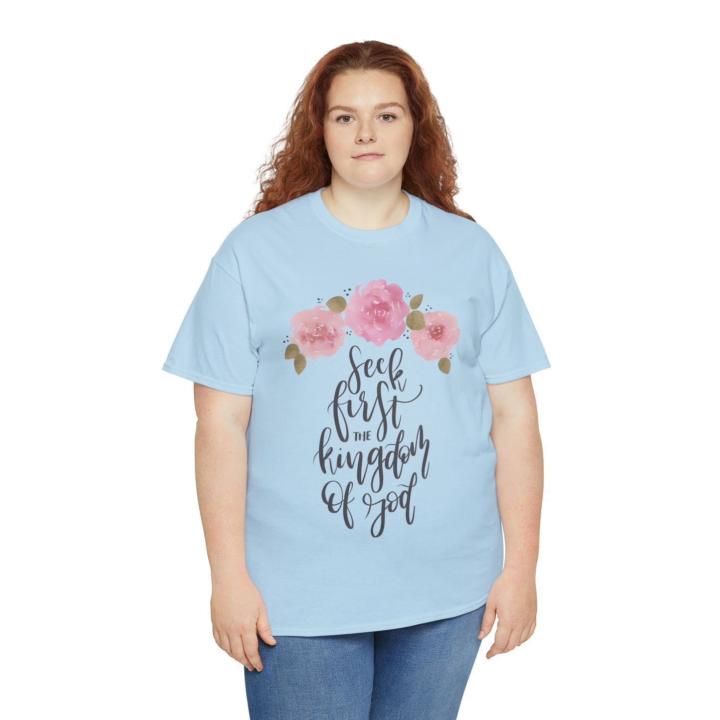 Seek First the Kingdom of God Unisex Heavy Cotton Tee