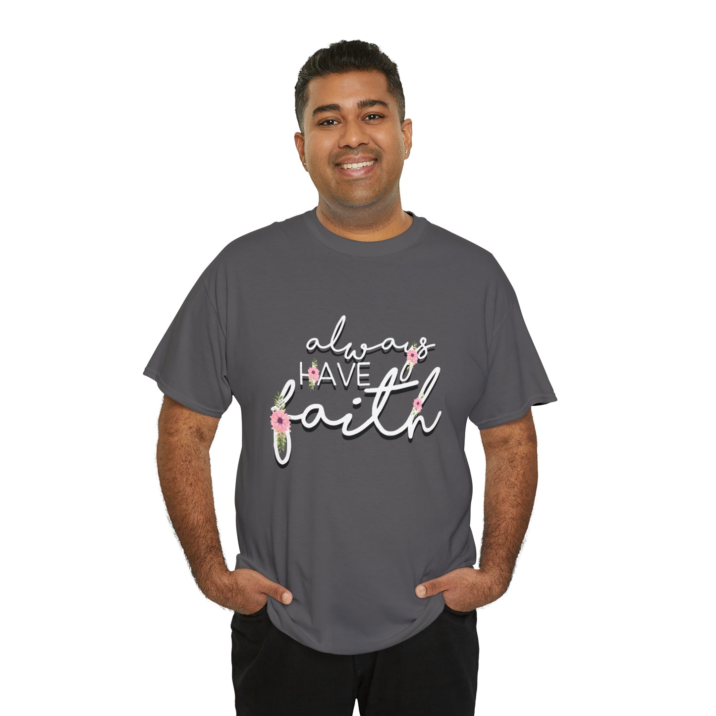 Don't be afraid, just Believe (Mark) - Unisex Heavy Cotton Short Sleeve Tee