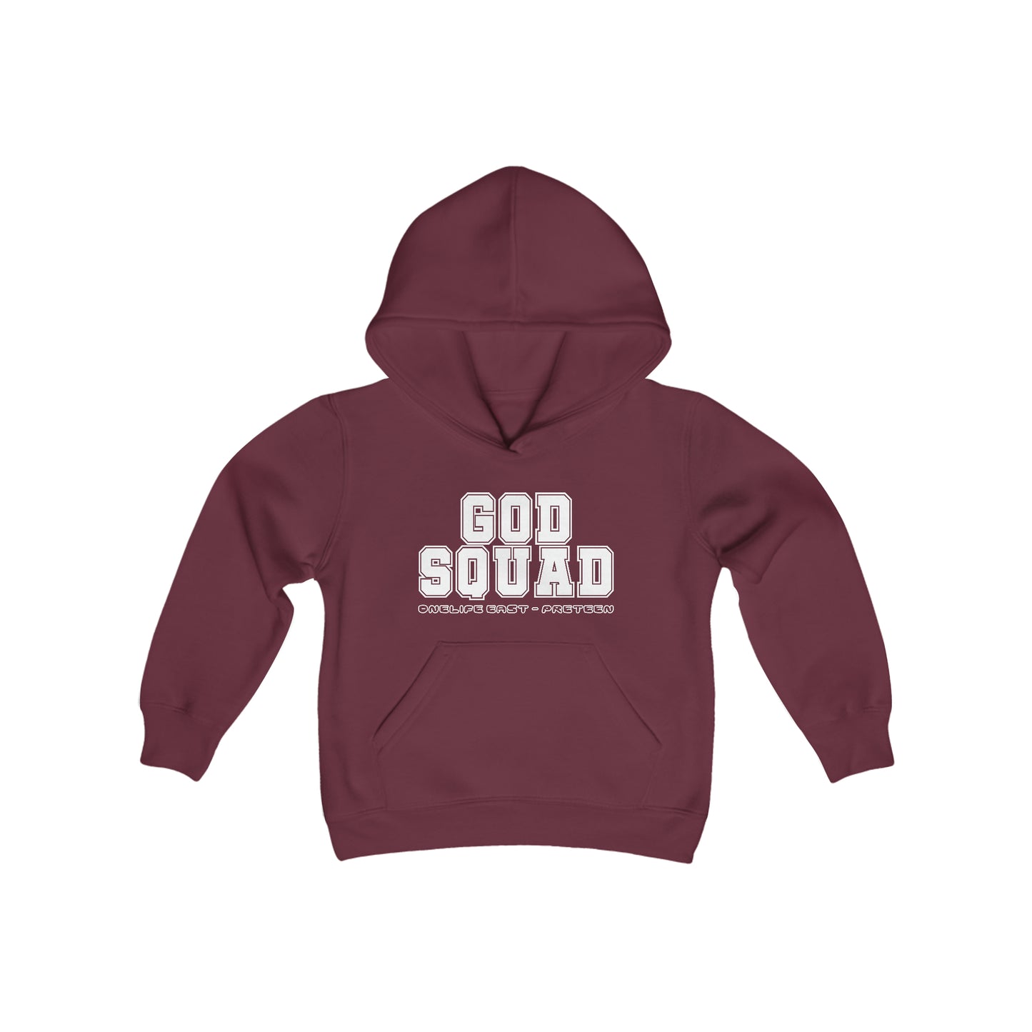 God Squad - Pre-Teen Room - Youth Heavy Blend Hooded Sweatshirt
