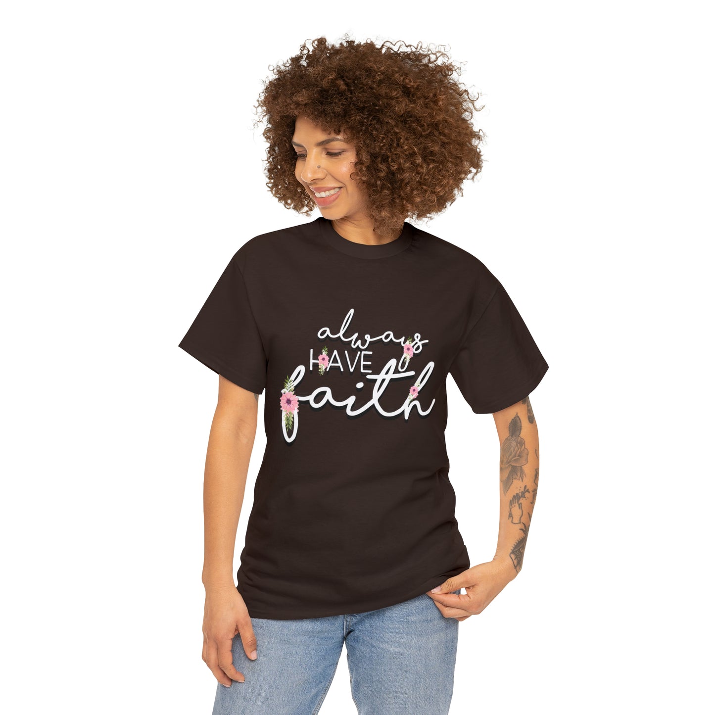 Don't be afraid, just Believe (Mark) - Unisex Heavy Cotton Short Sleeve Tee