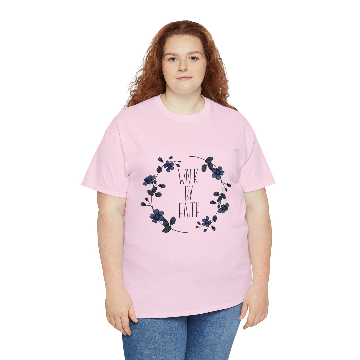 Walk by FAITH Unisex Heavy Cotton Tee