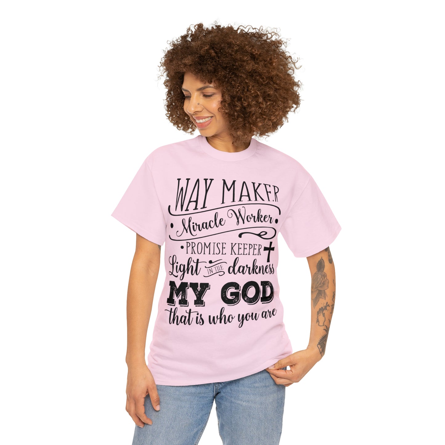 Waymaker Miracle Worker - Unisex Heavy Cotton Short Sleeve Tee