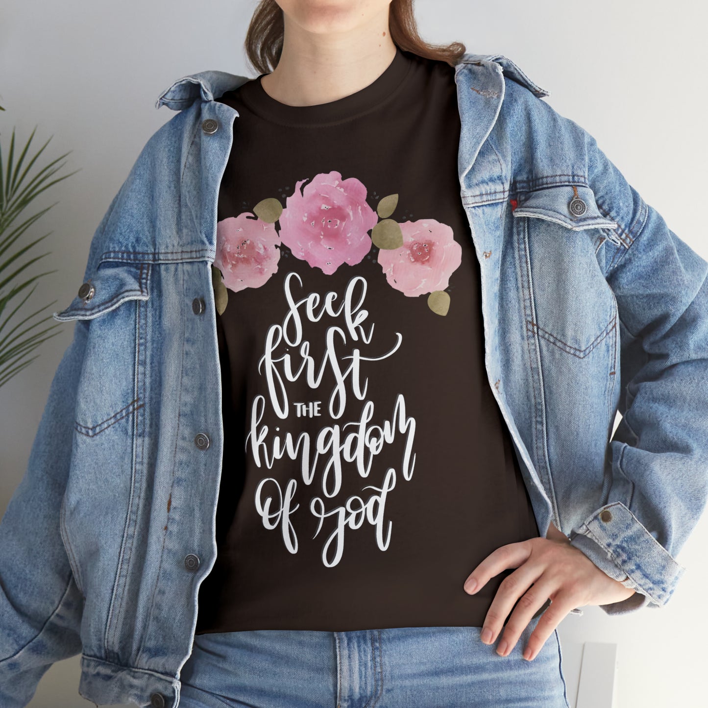 Seek First the Kingdom of God Unisex Heavy Cotton Tee