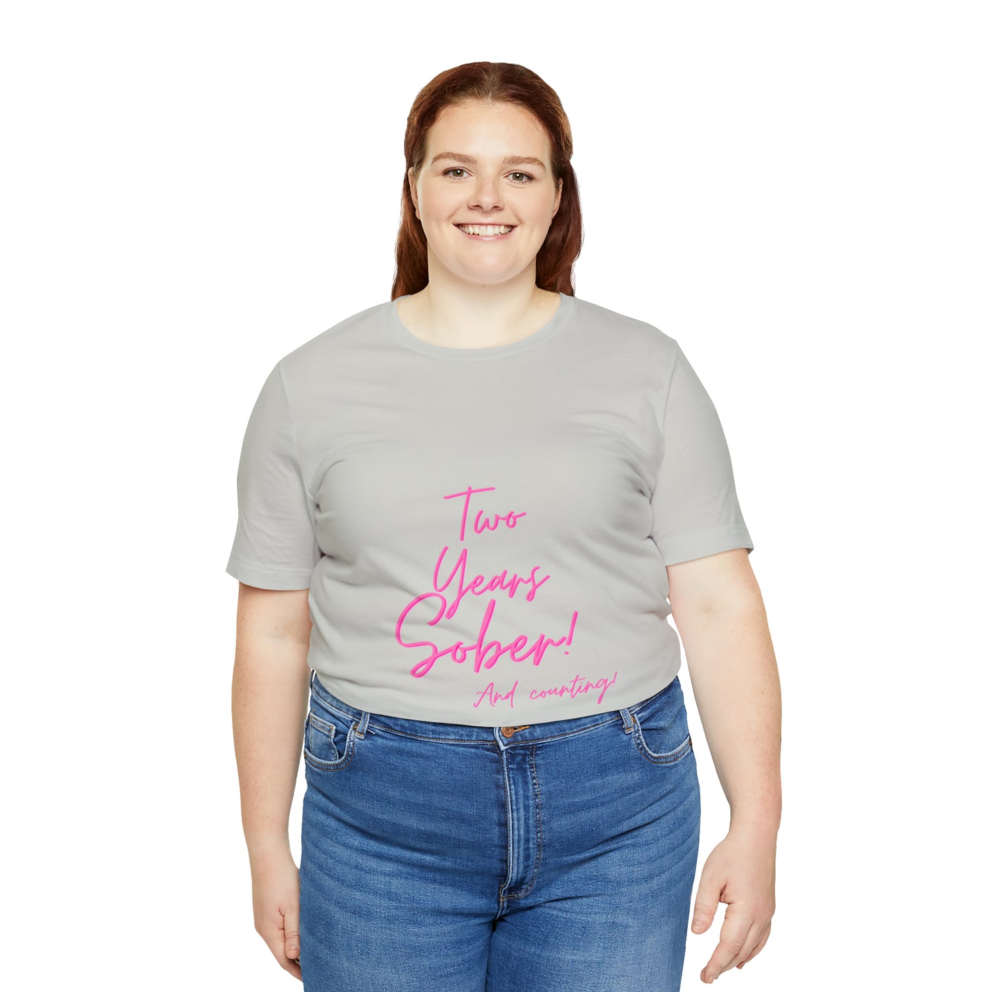 Two Months Sober Unisex Jersey Short Sleeve Tee