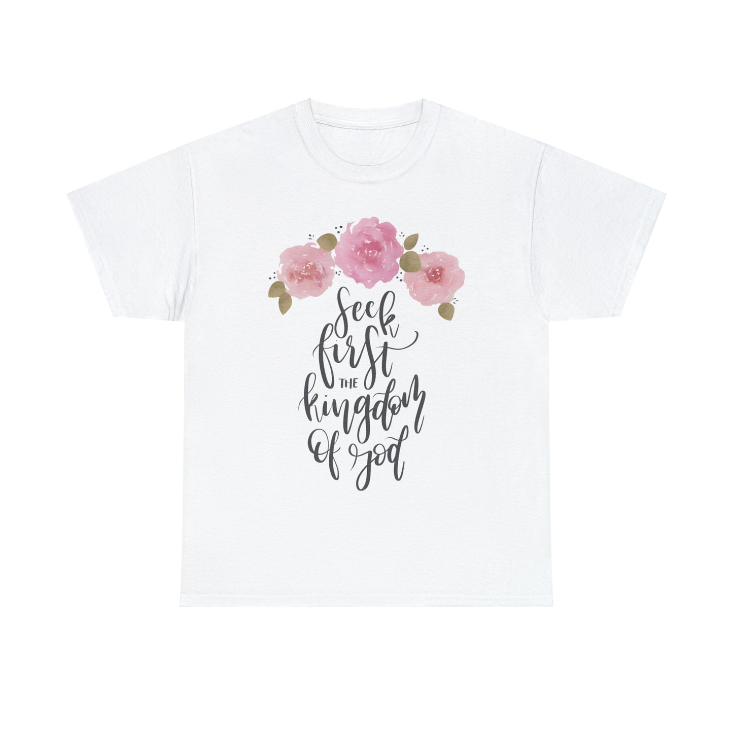 Seek First the Kingdom of God Unisex Heavy Cotton Tee