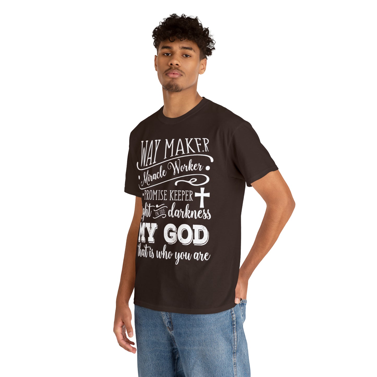 Waymaker Miracle Worker - Unisex Heavy Cotton Short Sleeve Tee