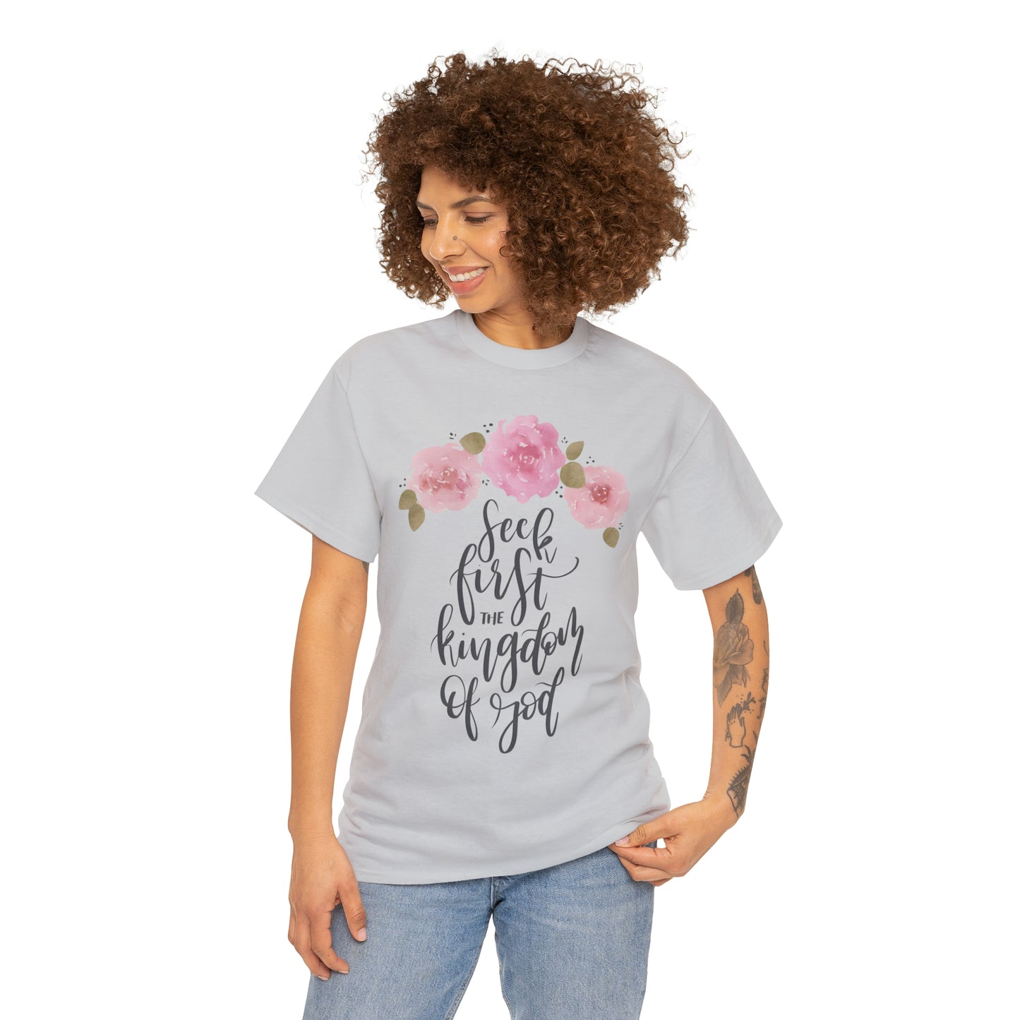 Seek First the Kingdom of God Unisex Heavy Cotton Tee