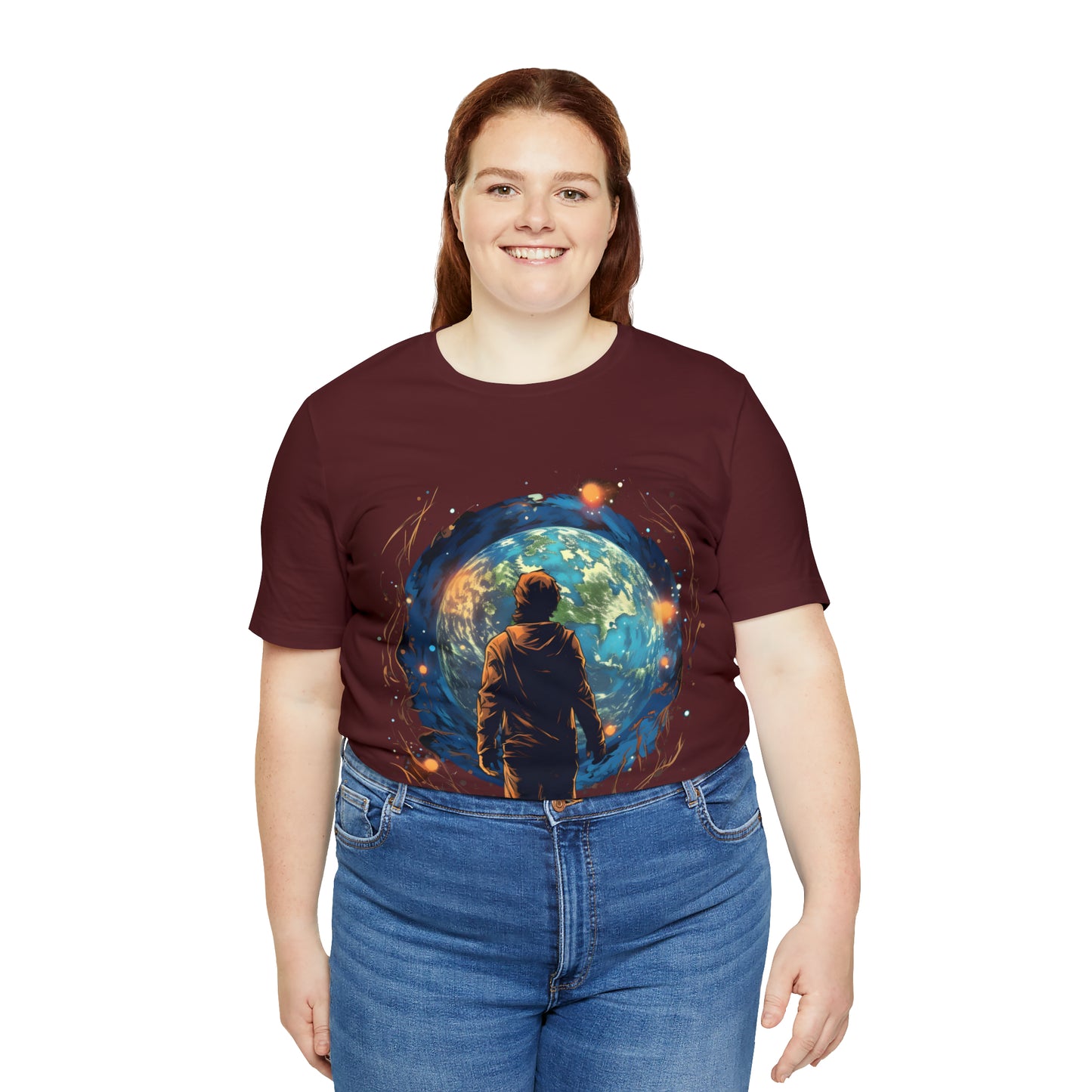 Jeremiah 29:11 “Whole World Ahead of You” Unisex Jersey Short Sleeve Tee