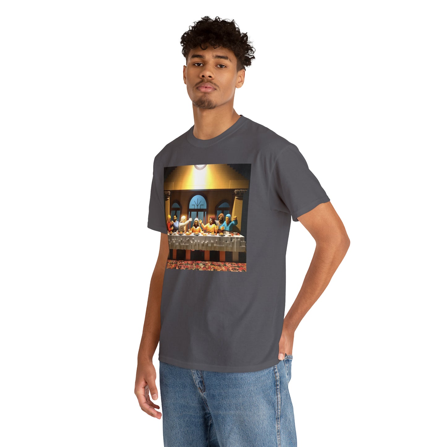 “The Last Supper” LEGO BOX SET -  Unisex Heavy Cotton Tee
