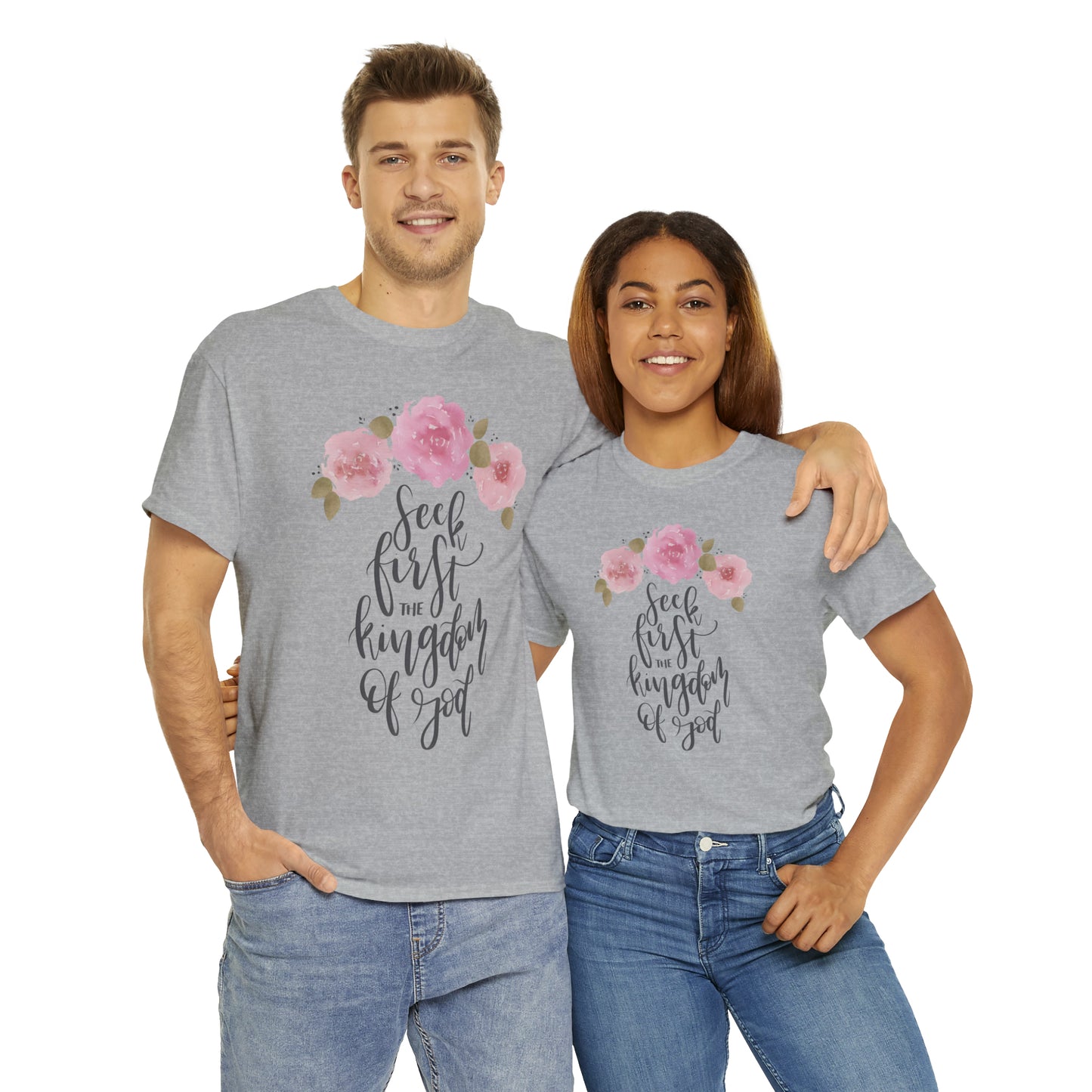 Seek First the Kingdom of God Unisex Heavy Cotton Tee