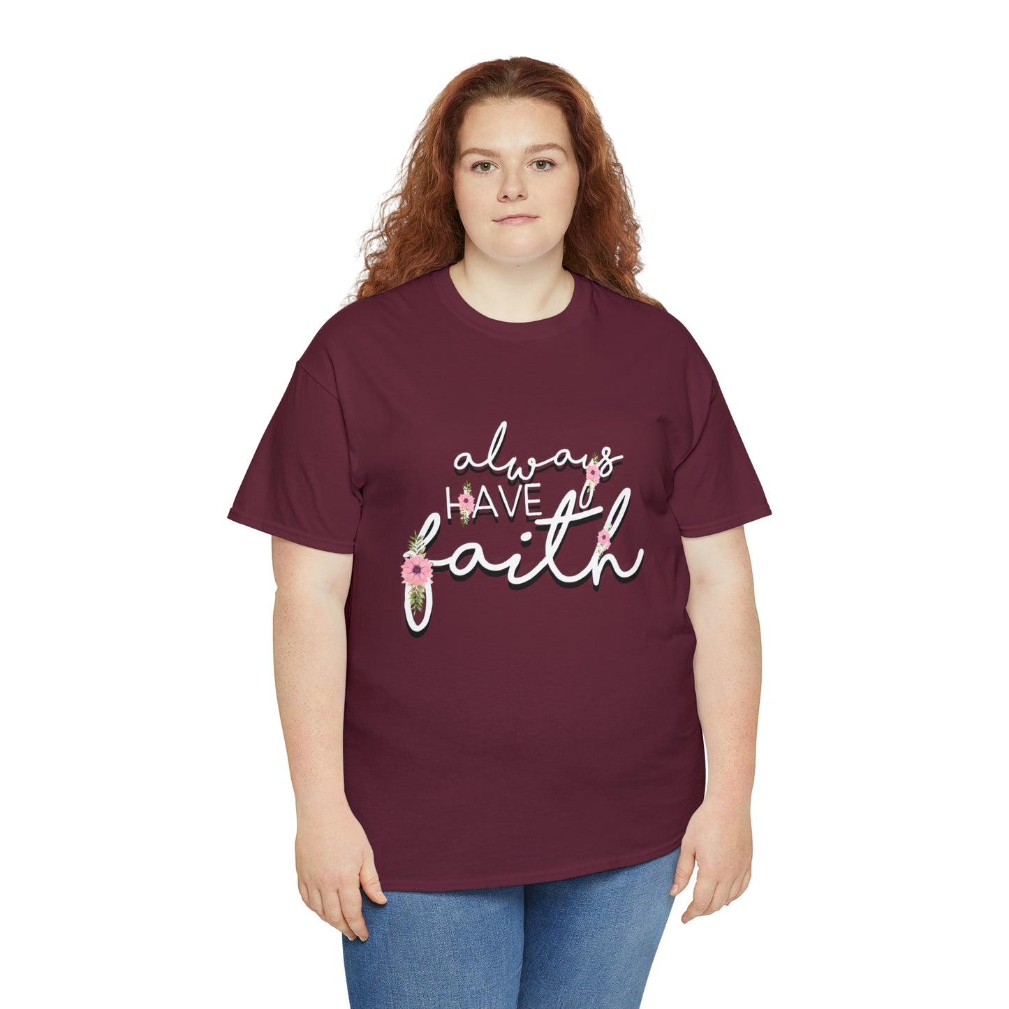 Don't be afraid, just Believe (Mark) - Unisex Heavy Cotton Short Sleeve Tee