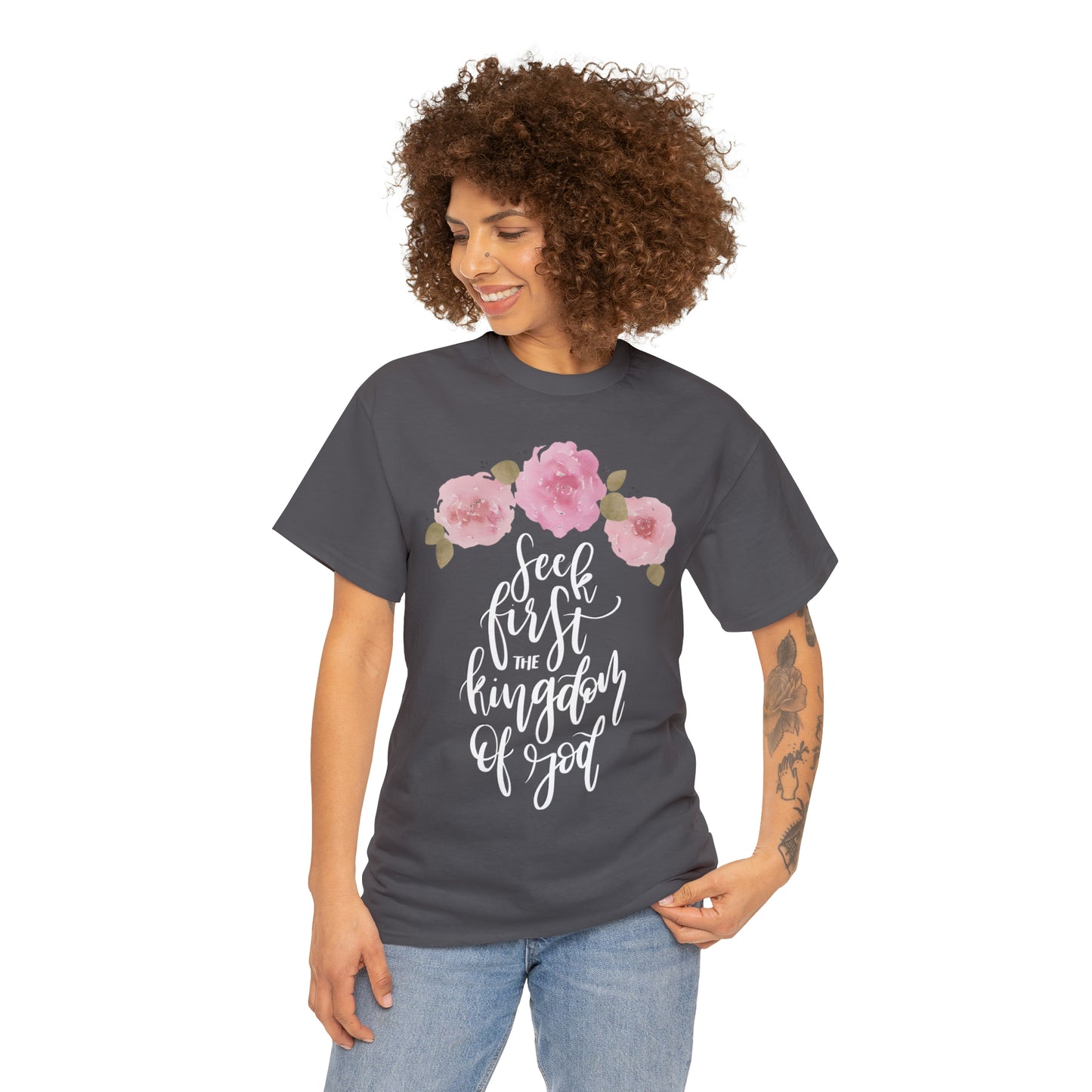 Seek First the Kingdom of God Unisex Heavy Cotton Tee