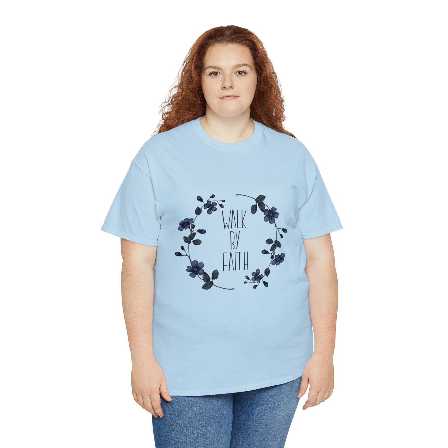 Walk by FAITH Unisex Heavy Cotton Tee