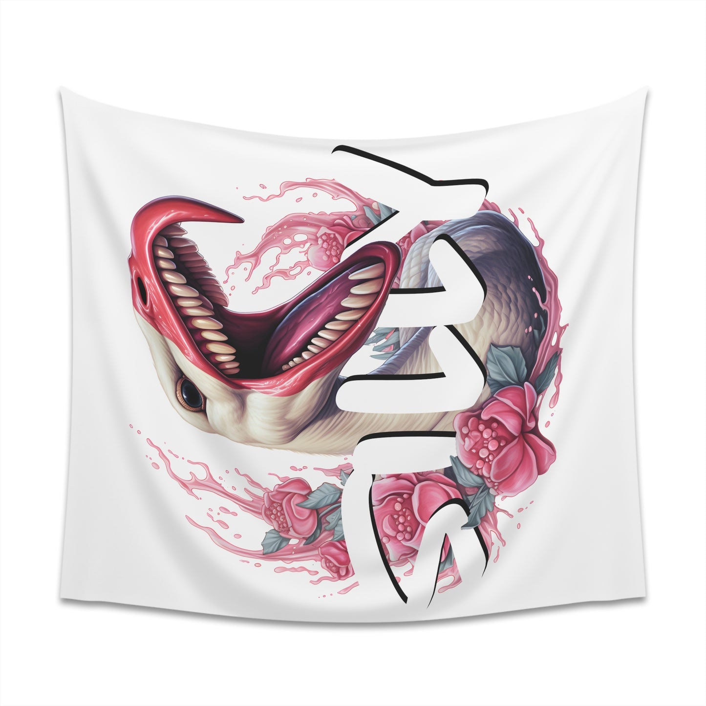 Aggressively Silly Goose Printed Wall Tapestry