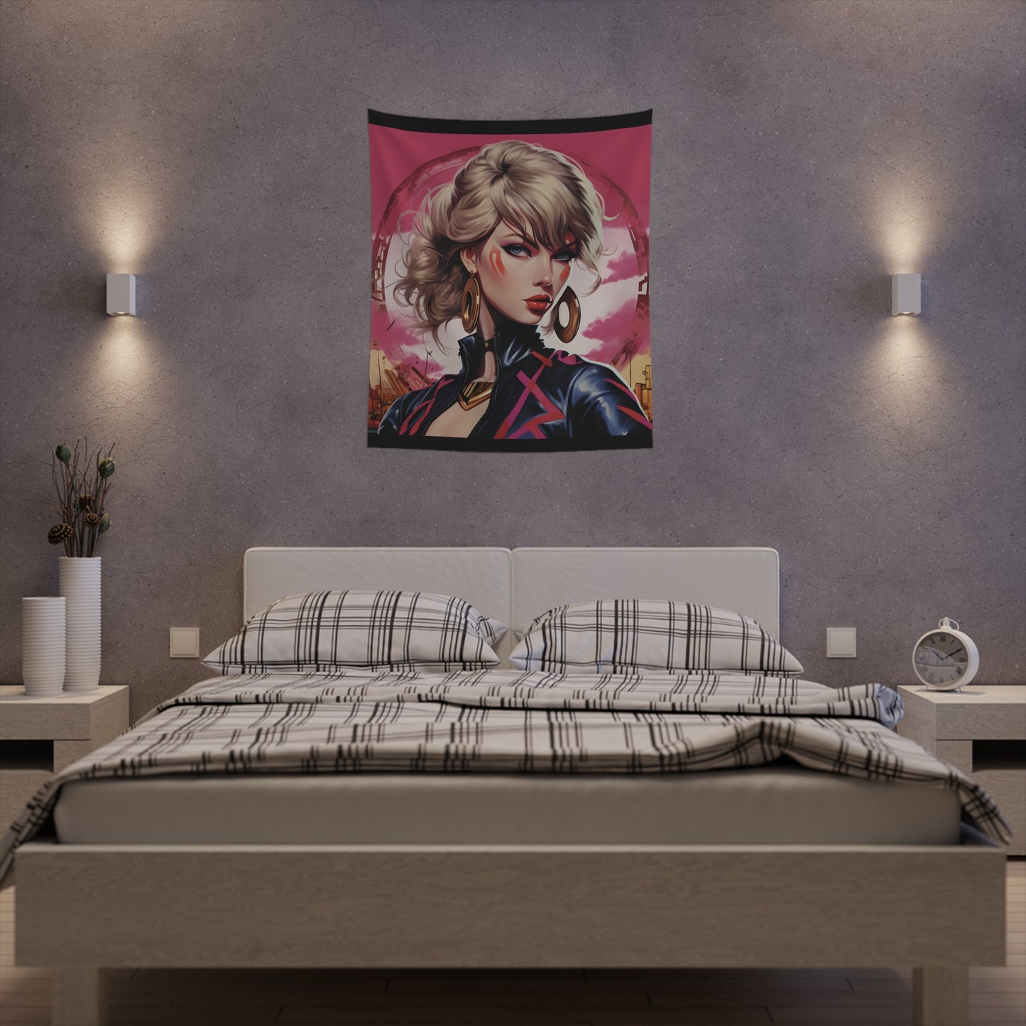 Anime Taylor Swift 2- Printed Wall Tapestry