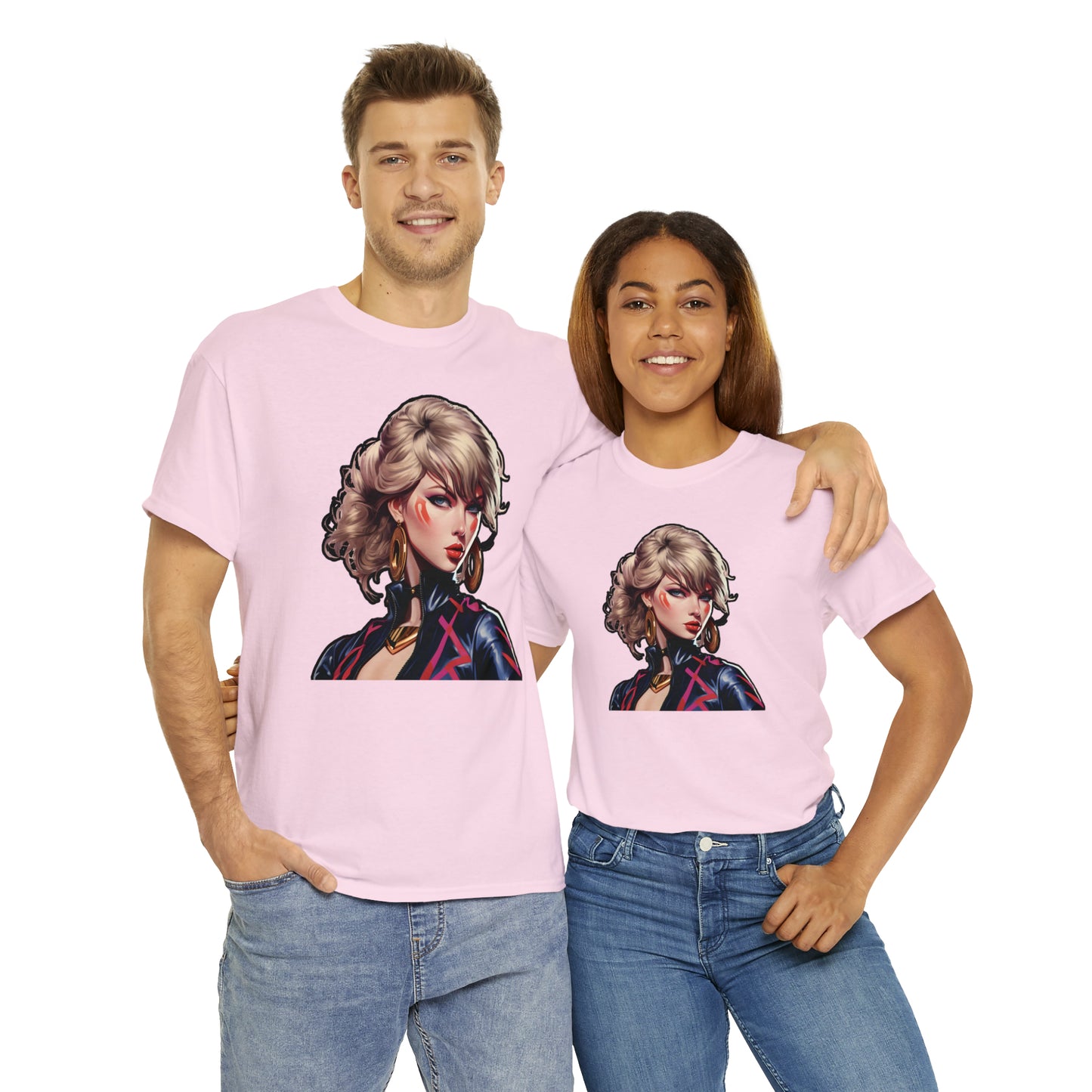 Anime Taylor Swift 2- Unisex Heavy Cotton Tee