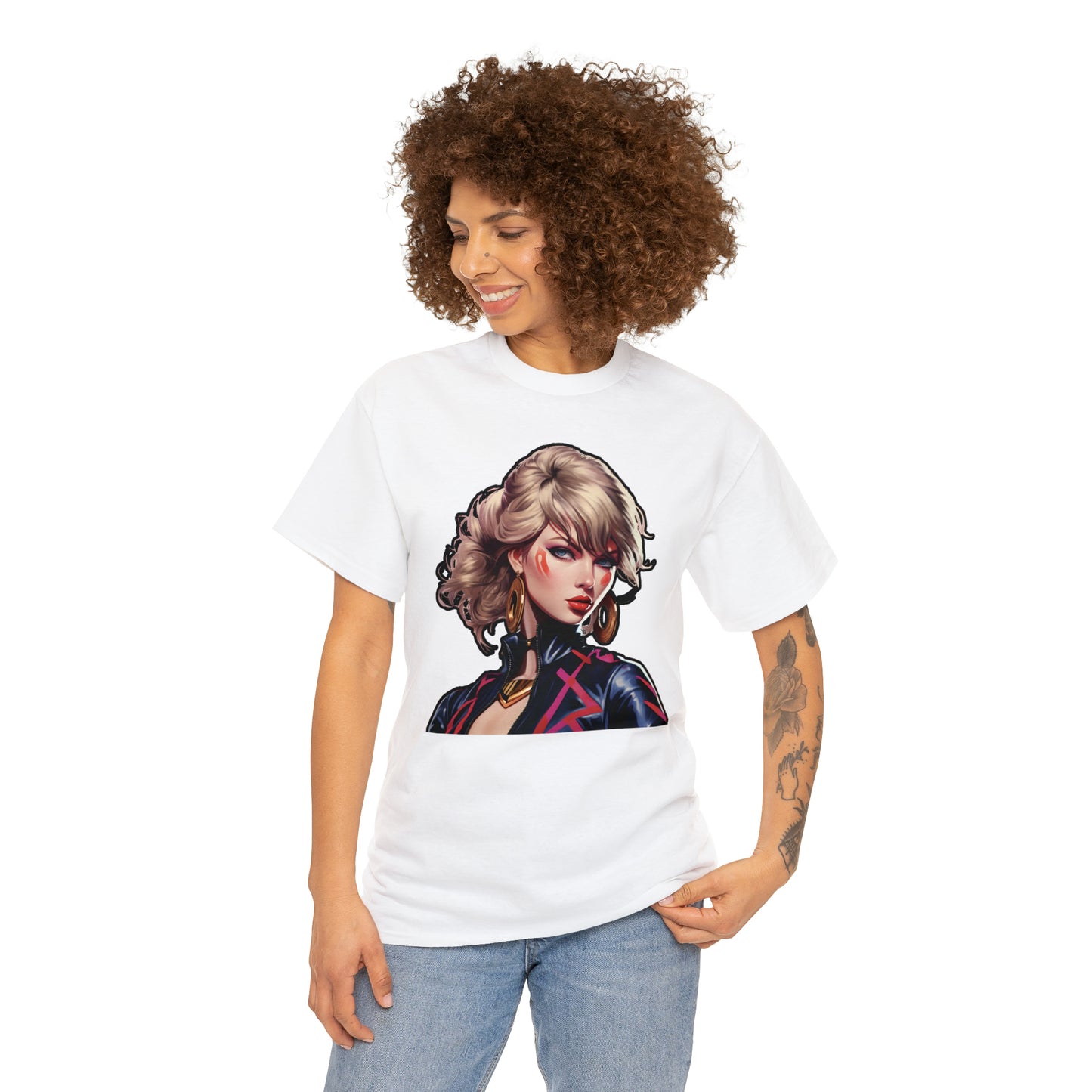 Anime Taylor Swift 2- Unisex Heavy Cotton Tee