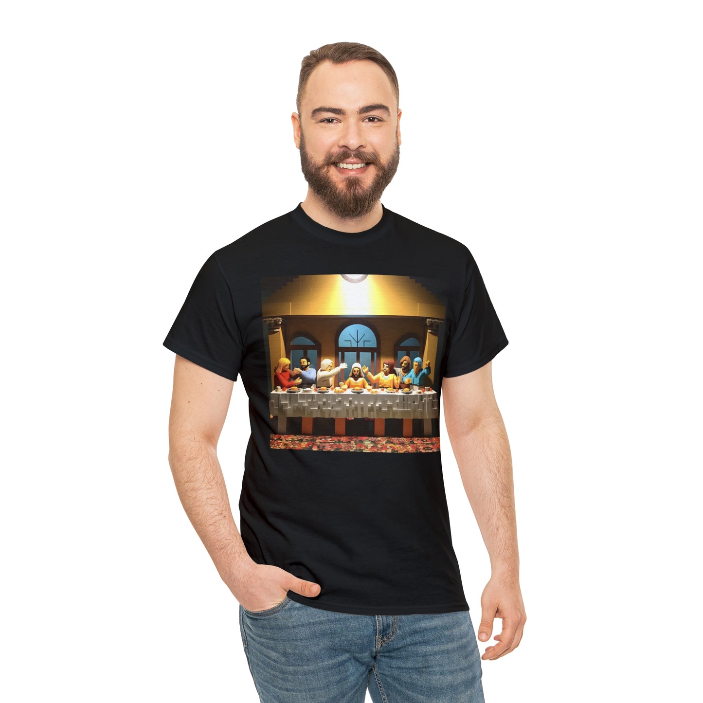 “The Last Supper” LEGO BOX SET -  Unisex Heavy Cotton Tee