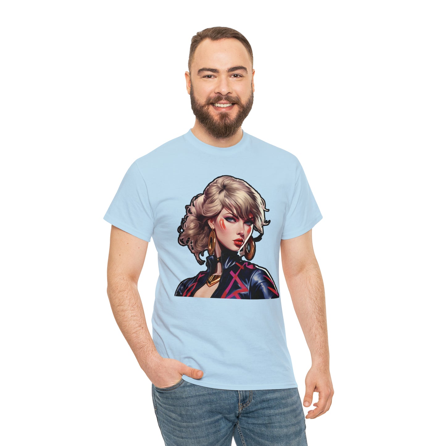 Anime Taylor Swift 2- Unisex Heavy Cotton Tee