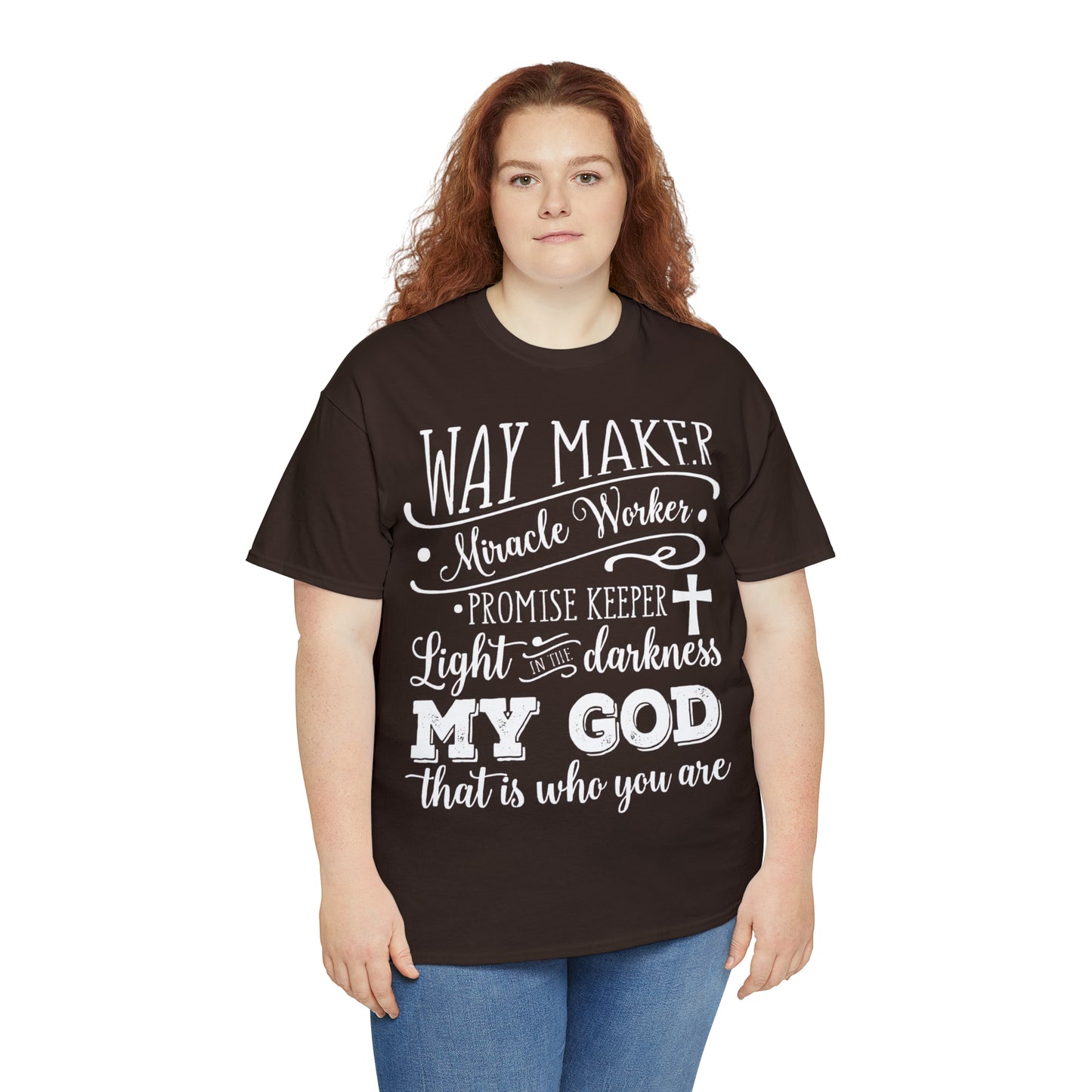 Waymaker Miracle Worker - Unisex Heavy Cotton Short Sleeve Tee