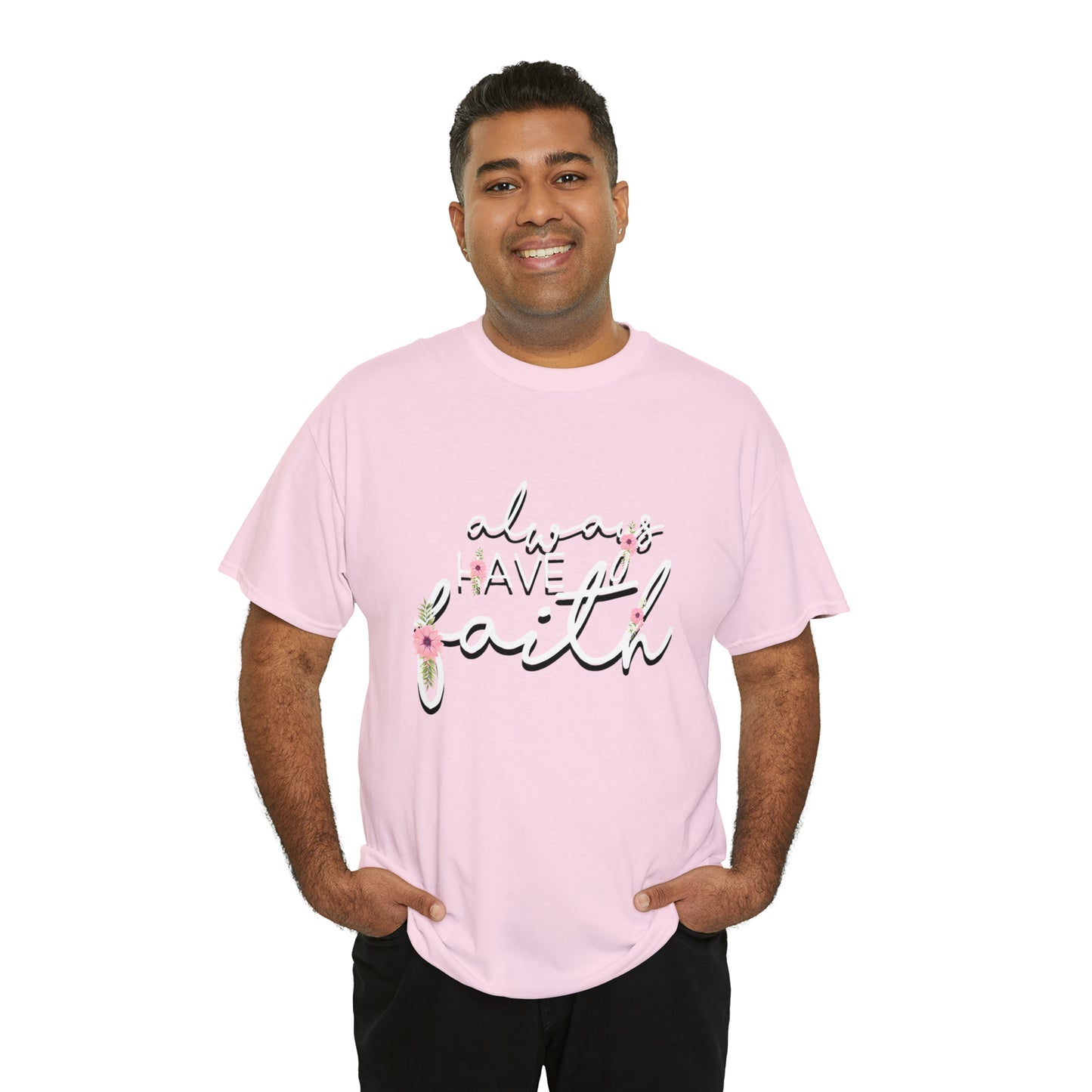 Don't be afraid, just Believe (Mark) - Unisex Heavy Cotton Short Sleeve Tee