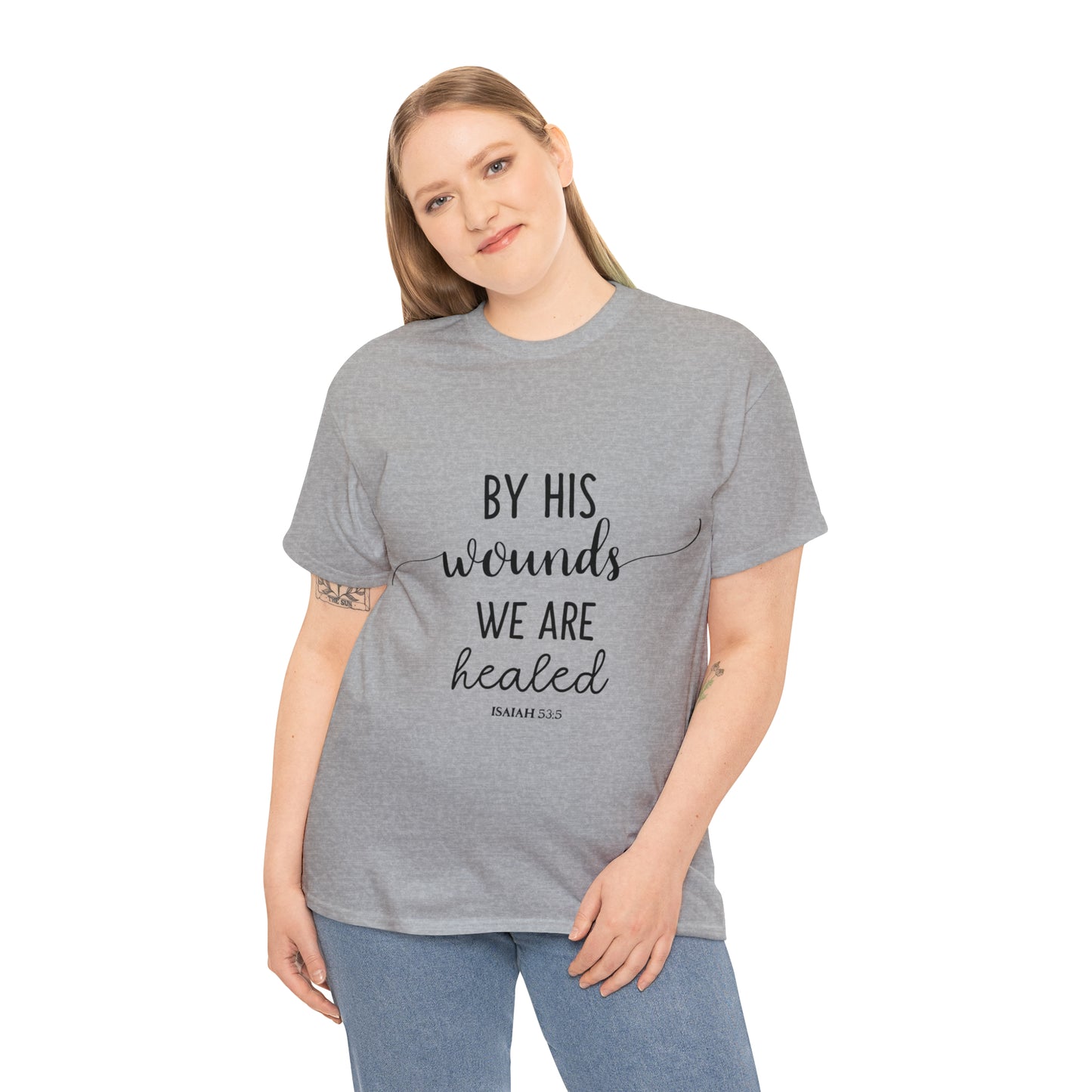 By HIS wounds we are healed - Isaiah - CR Celebrate Recovery Classic Logo - Ultra Cotton Long Sleeve Tee
