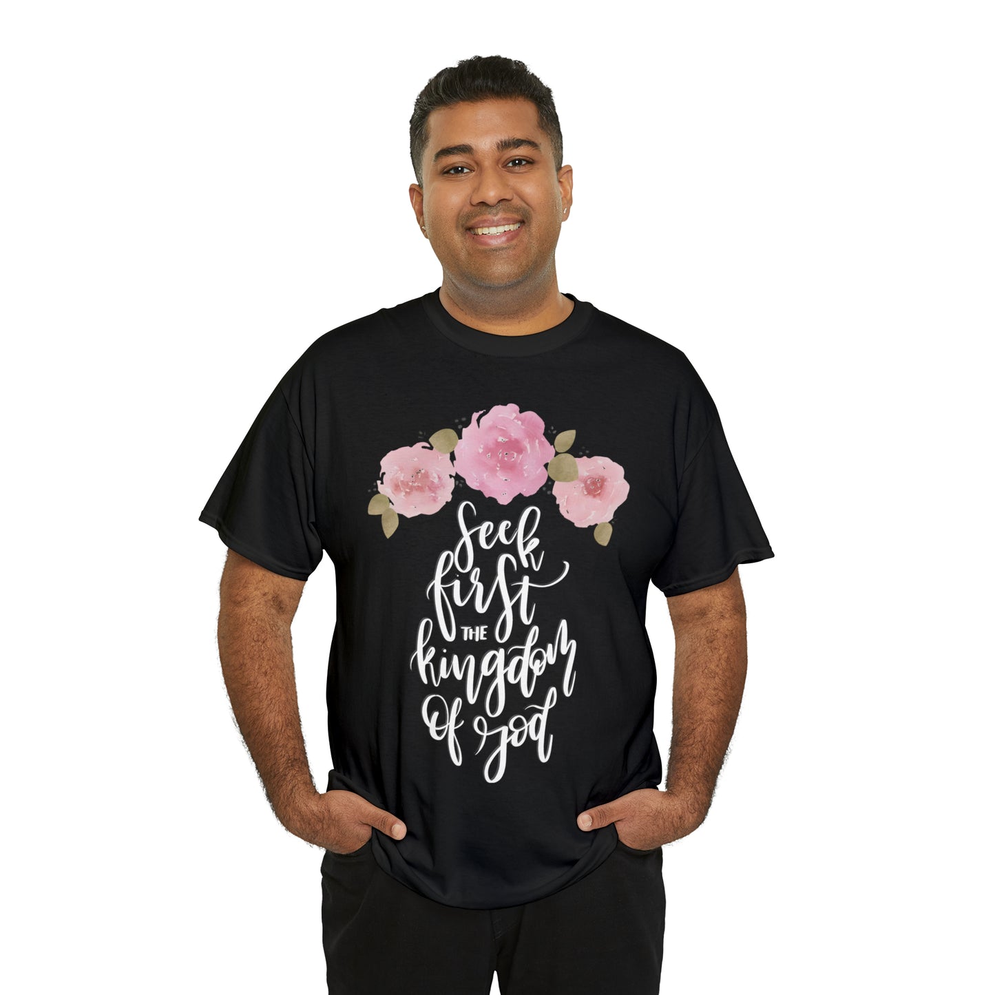 Seek First the Kingdom of God Unisex Heavy Cotton Tee
