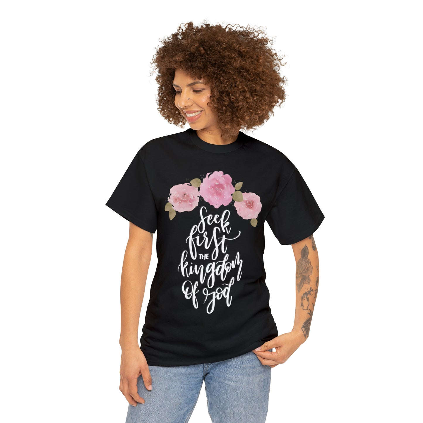 Seek First the Kingdom of God Unisex Heavy Cotton Tee