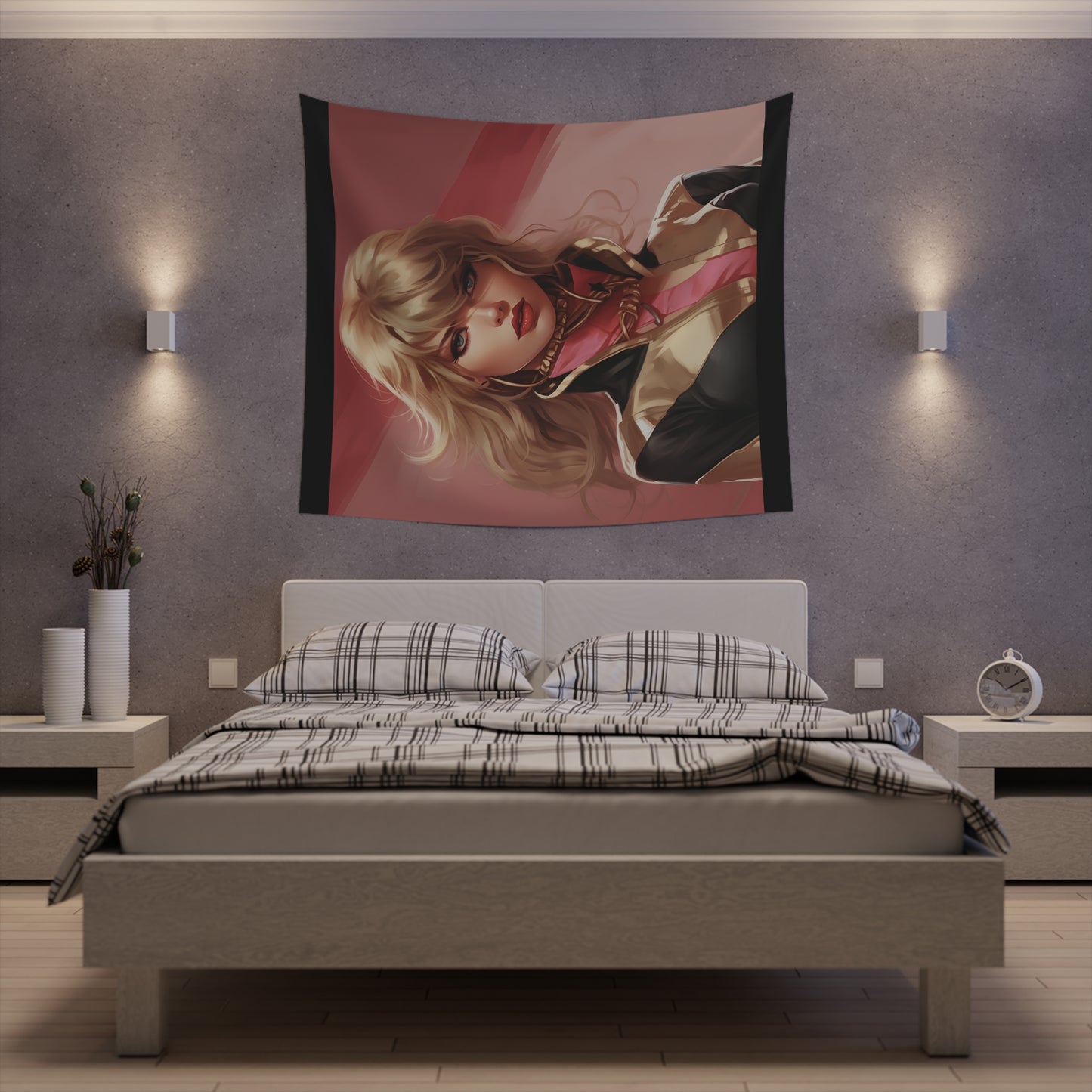 Anime Taylor Swift 4- Printed Wall Tapestry