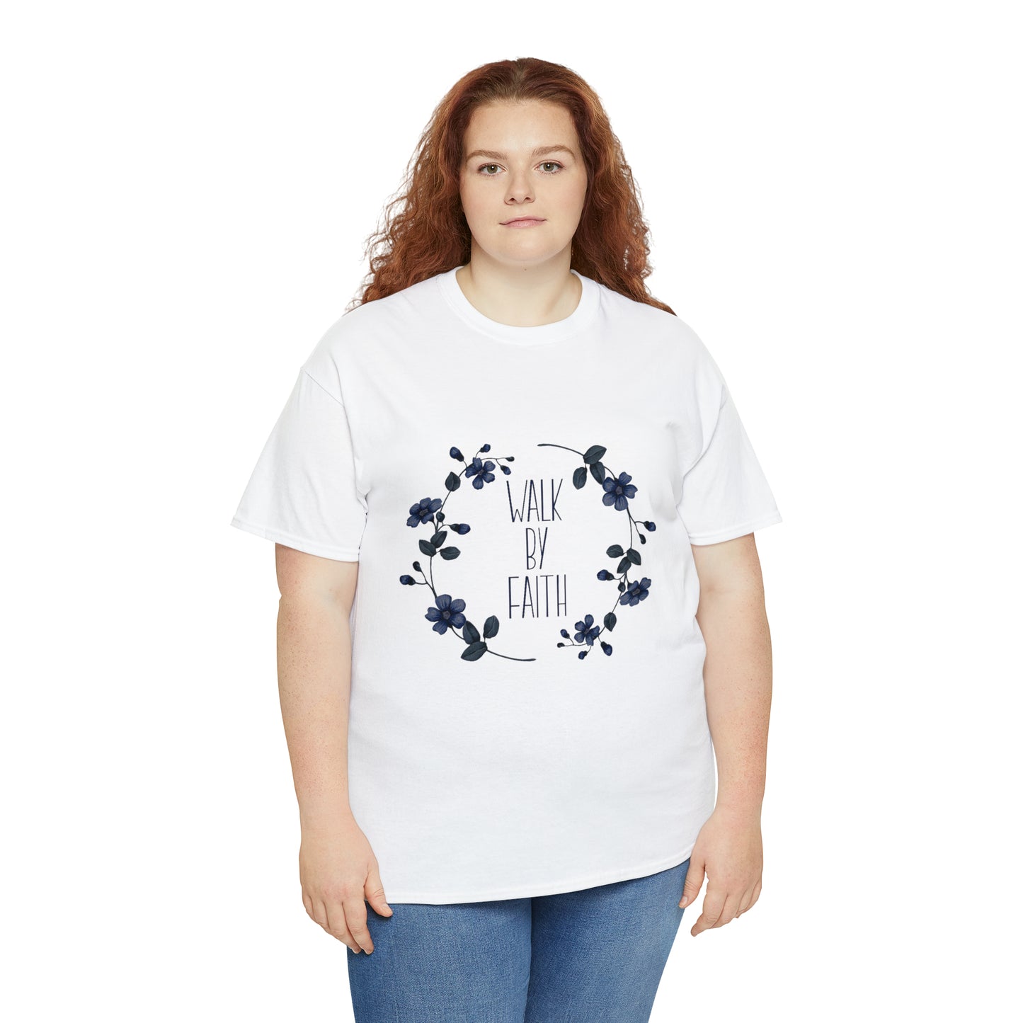 Walk by FAITH Unisex Heavy Cotton Tee