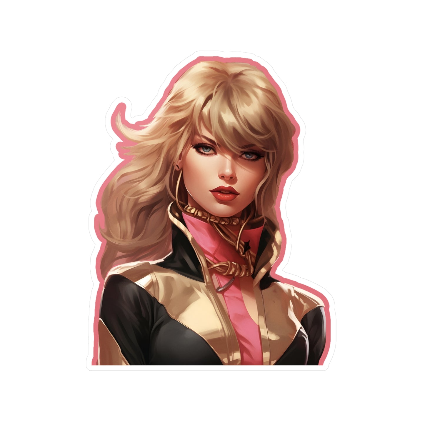 Anime Taylor Swift 4- Kiss-Cut Vinyl Decals