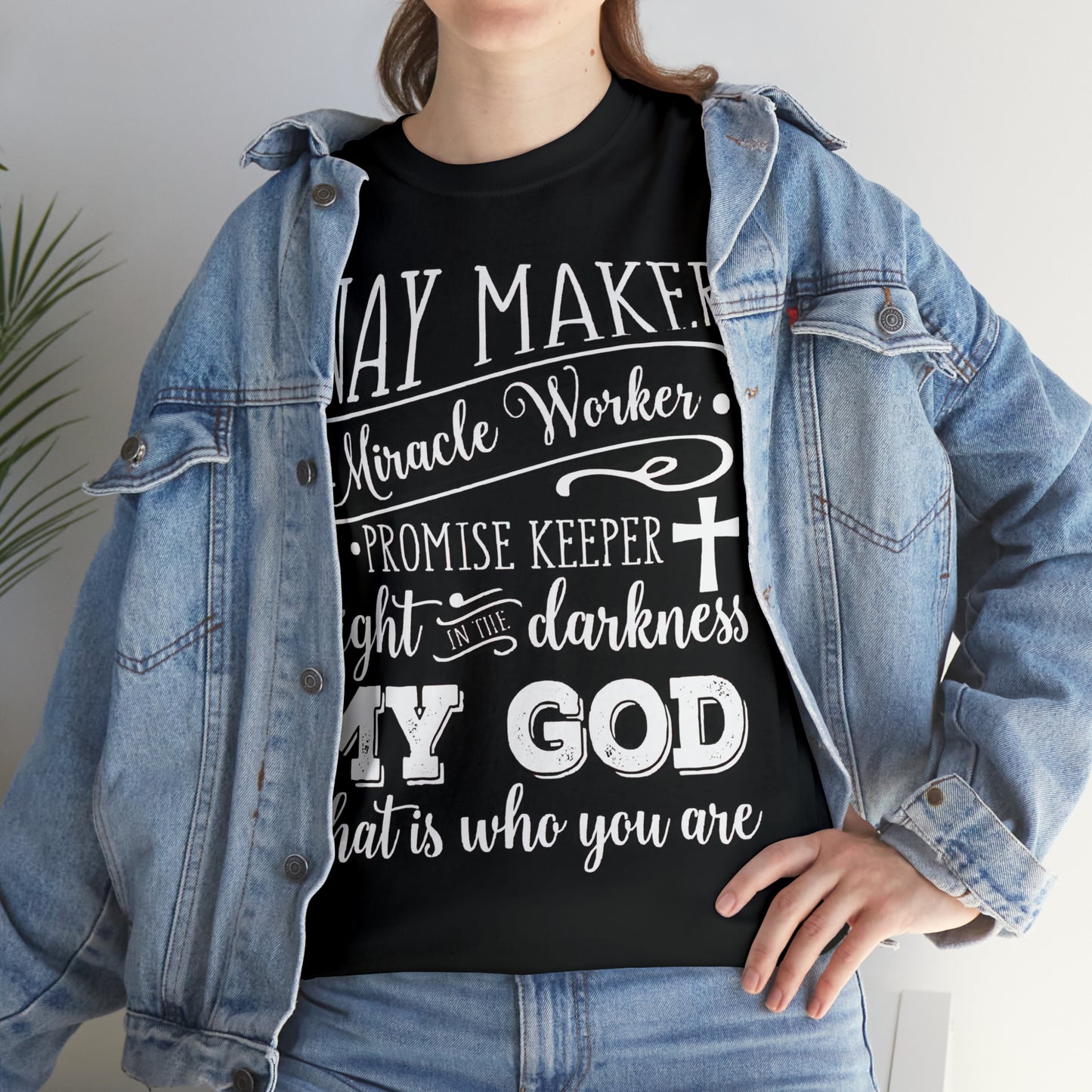 Waymaker Miracle Worker - Unisex Heavy Cotton Short Sleeve Tee