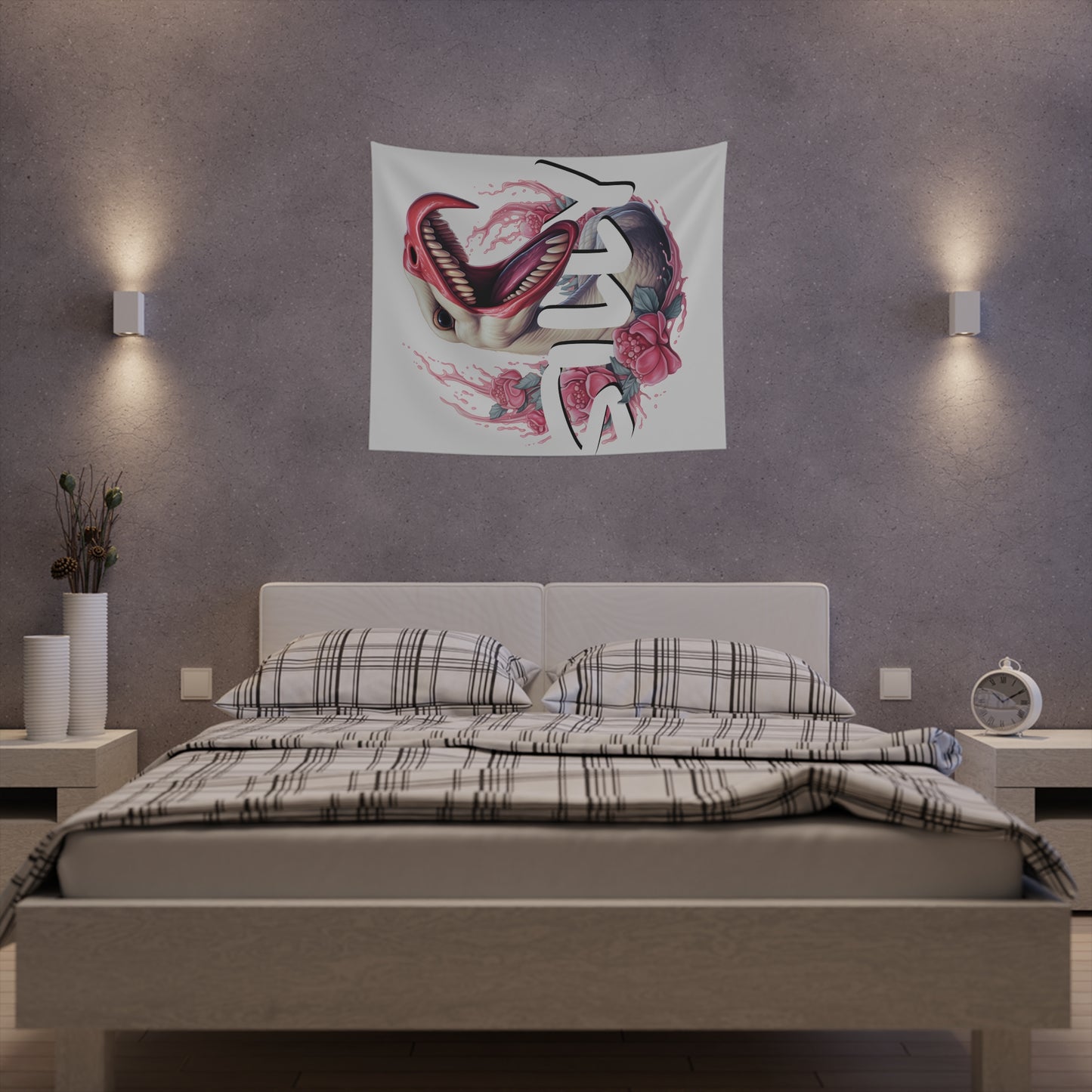 Aggressively Silly Goose Printed Wall Tapestry