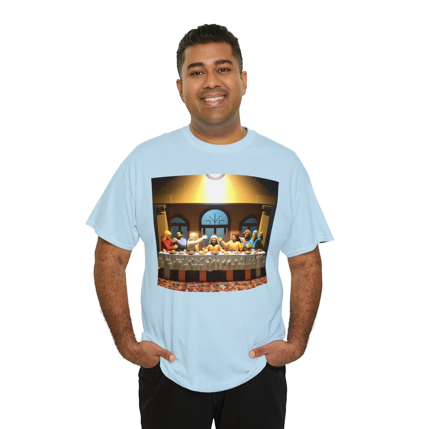 “The Last Supper” LEGO BOX SET -  Unisex Heavy Cotton Tee