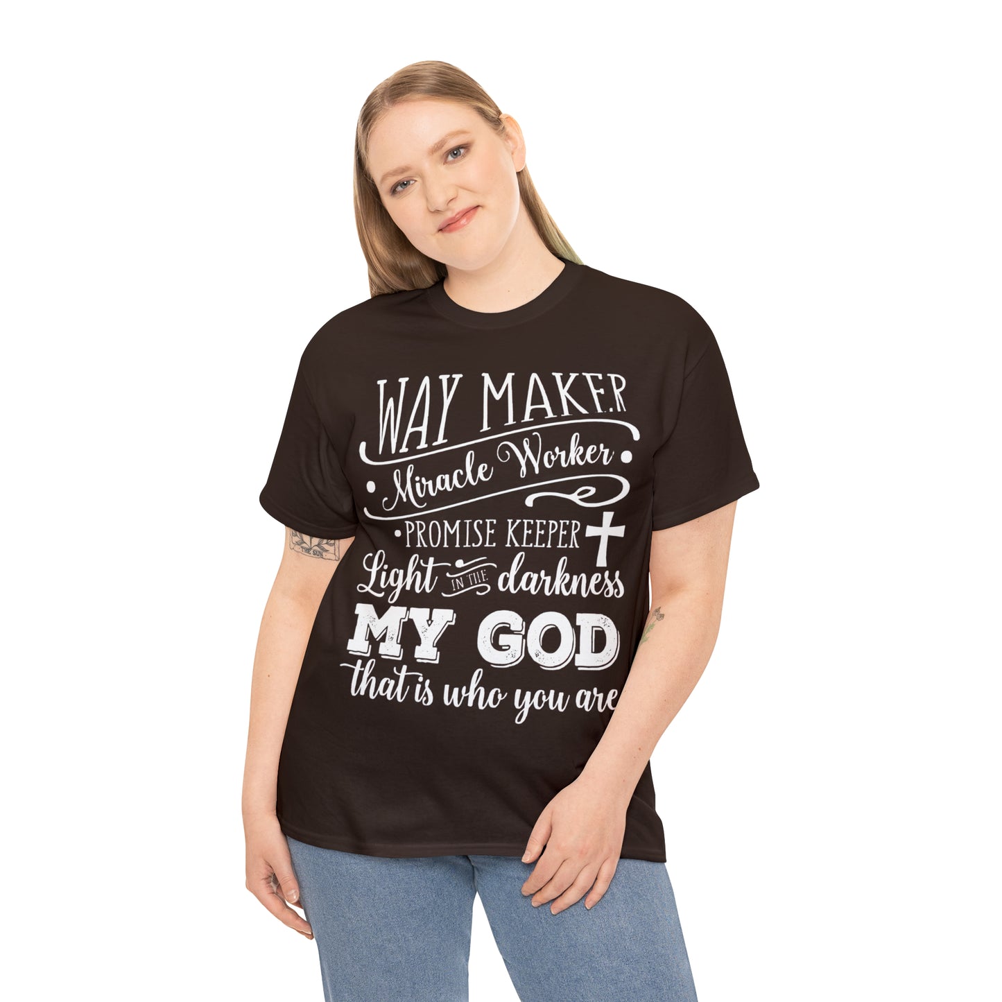 Waymaker Miracle Worker - Unisex Heavy Cotton Short Sleeve Tee