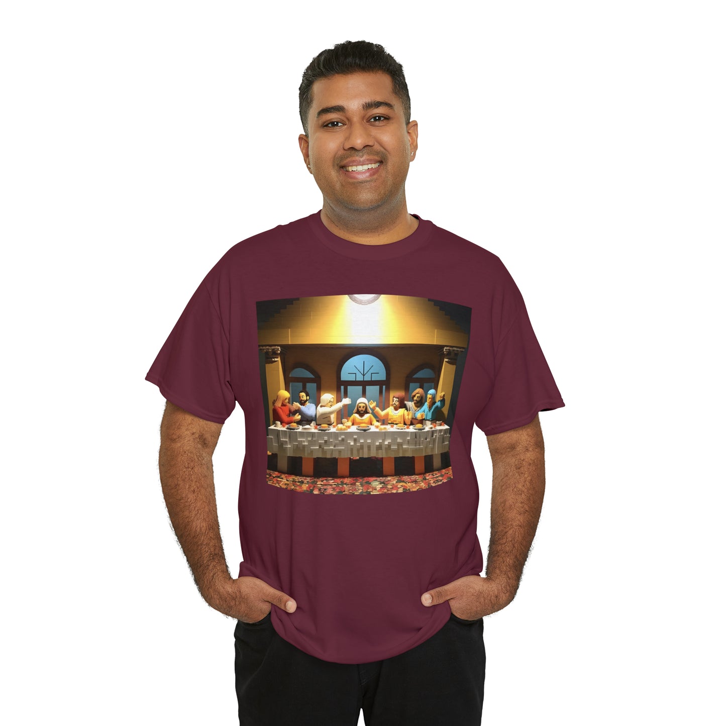 “The Last Supper” LEGO BOX SET -  Unisex Heavy Cotton Tee