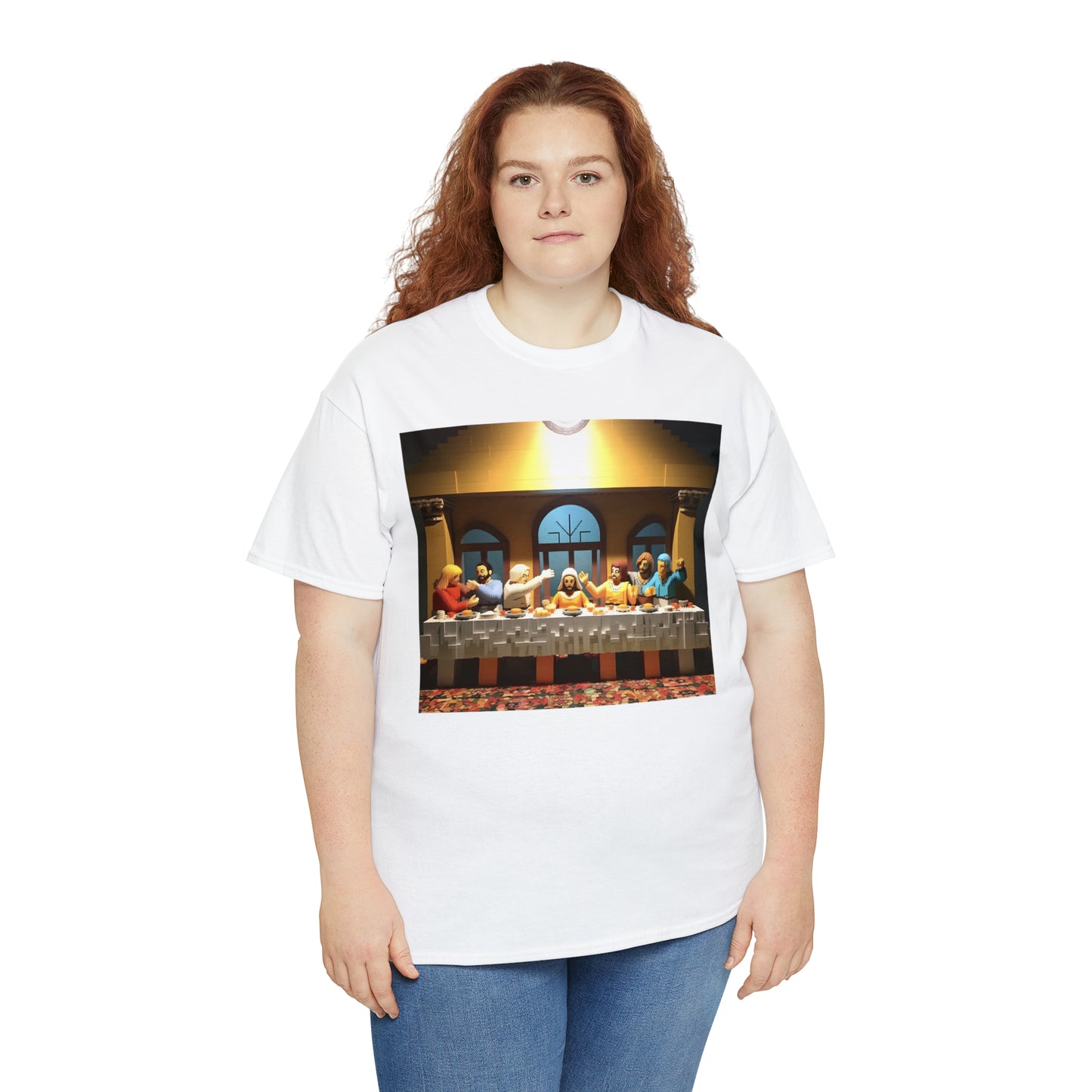 “The Last Supper” LEGO BOX SET -  Unisex Heavy Cotton Tee