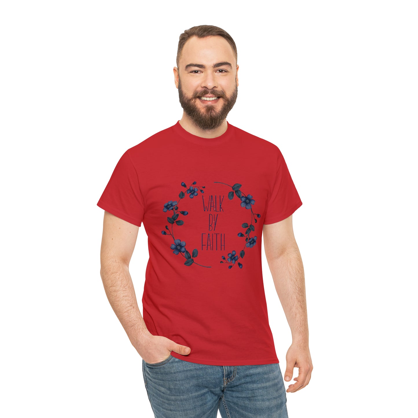 Walk by FAITH Unisex Heavy Cotton Tee