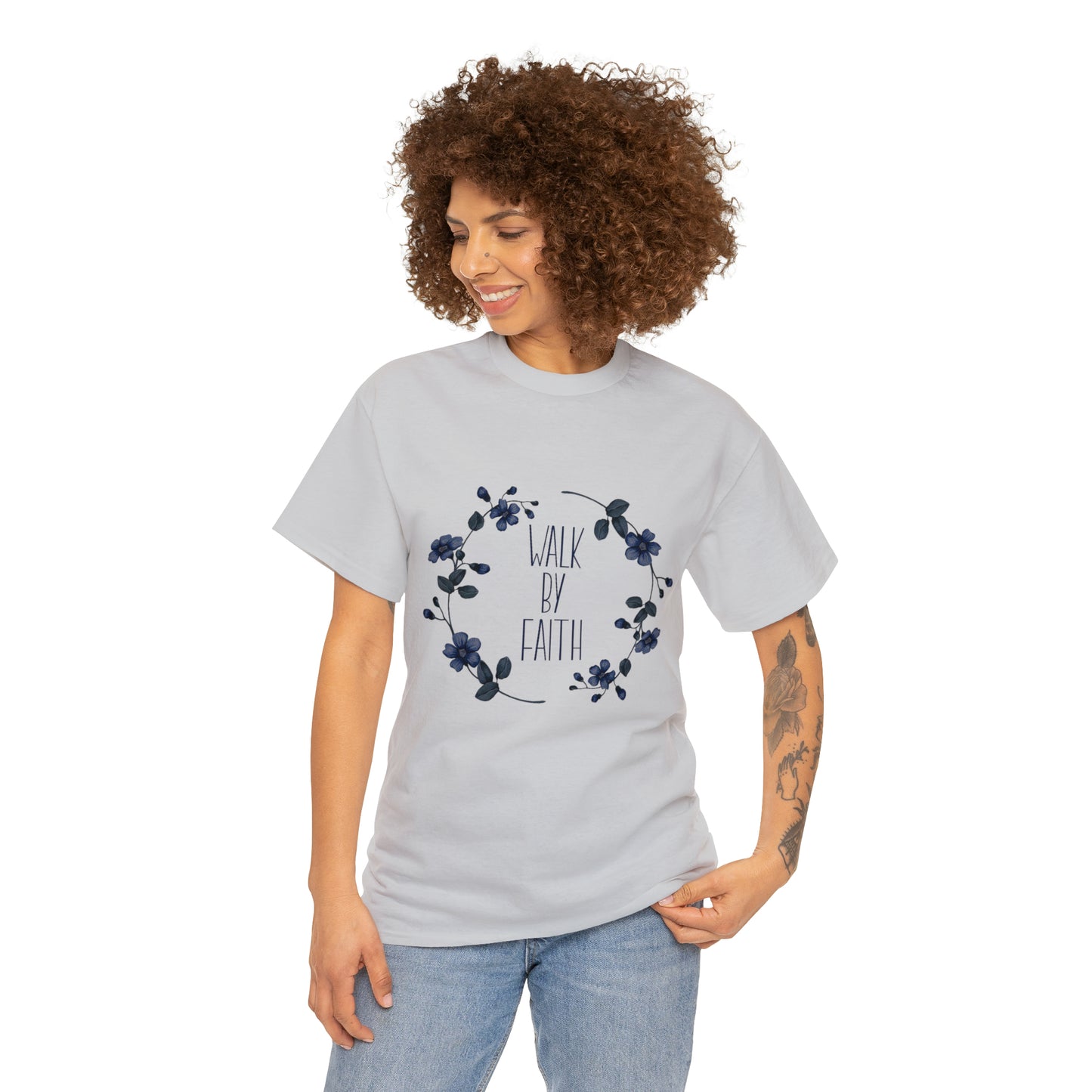 Walk by FAITH Unisex Heavy Cotton Tee