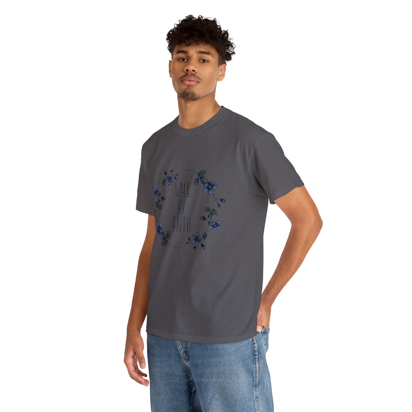 Walk by FAITH Unisex Heavy Cotton Tee