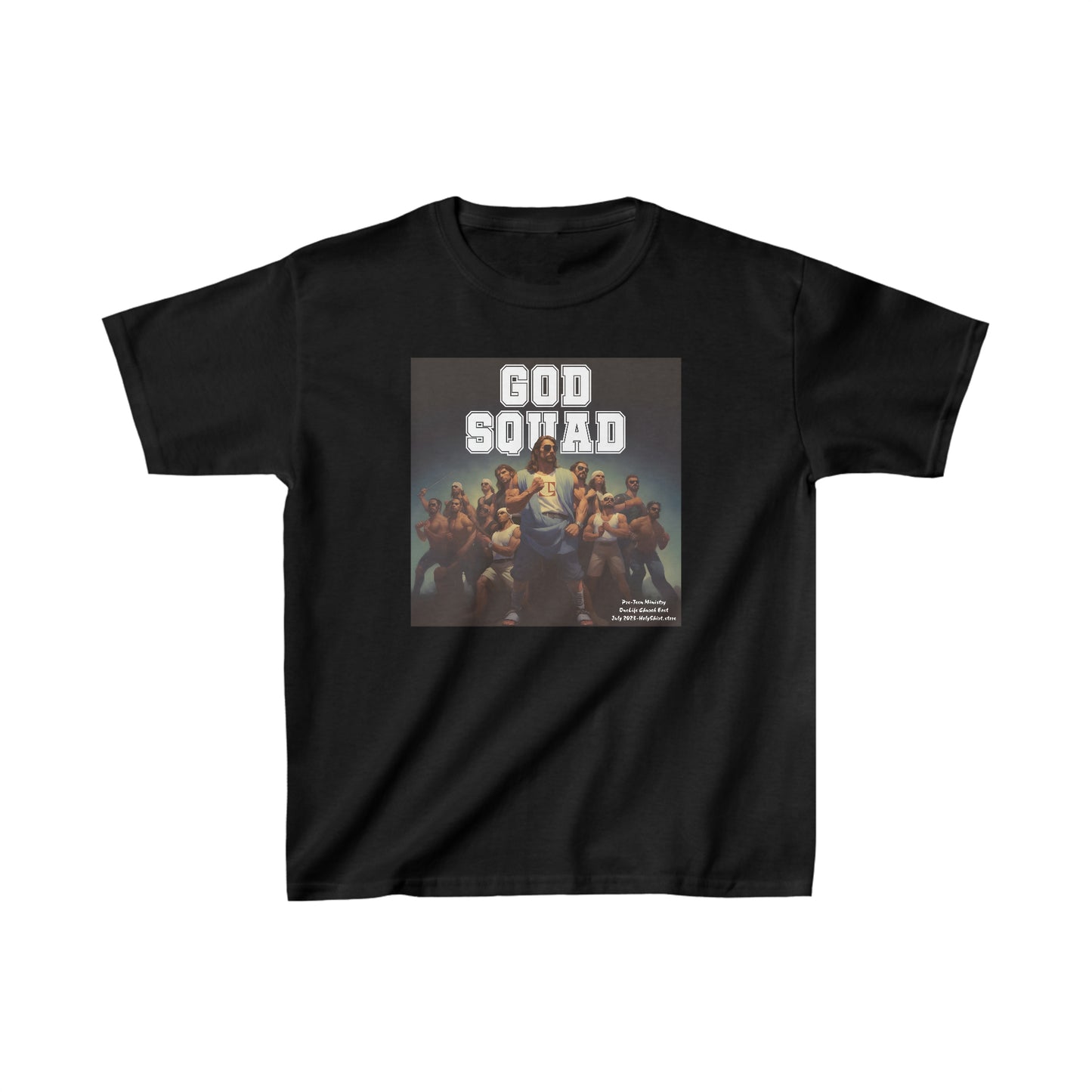 “God Squad” LineUp - Pre-Teen Room - Kids Heavy Cotton™ Tee