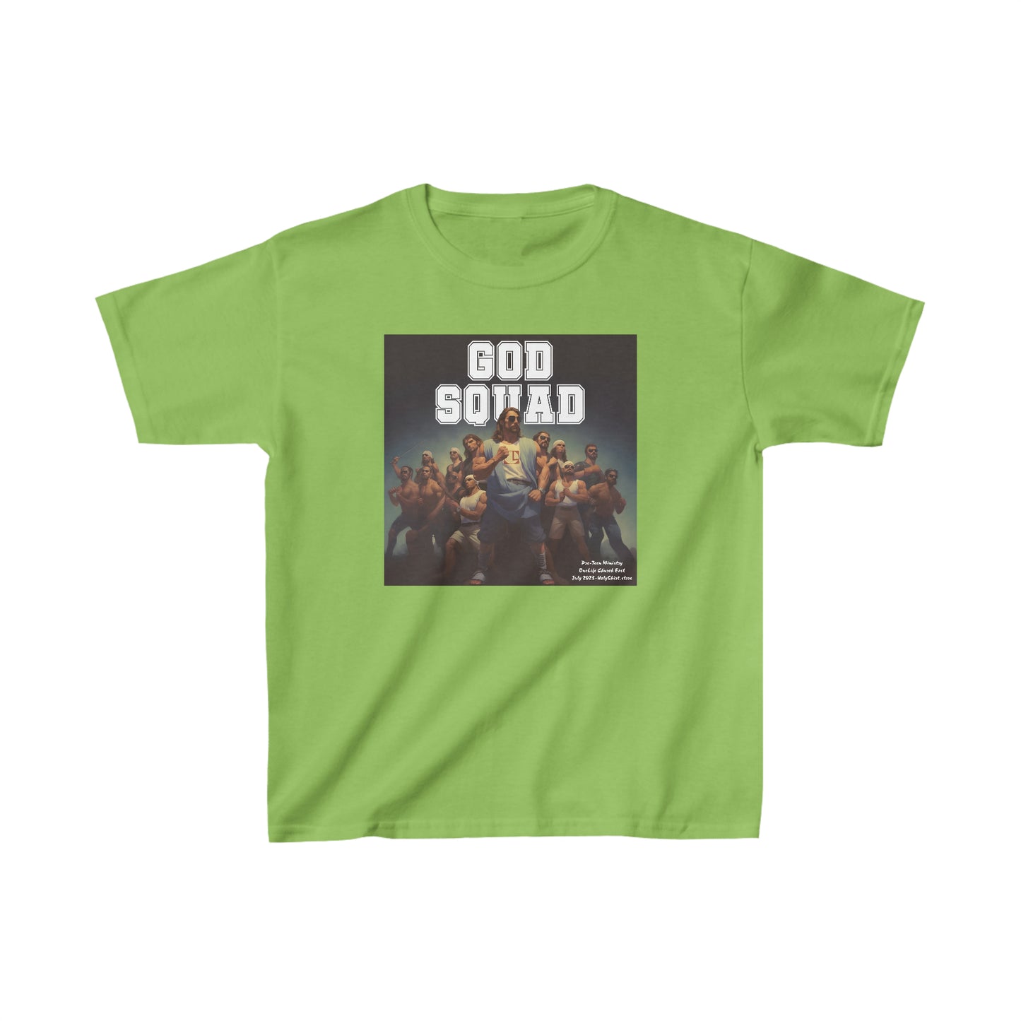 “God Squad” LineUp - Pre-Teen Room - Kids Heavy Cotton™ Tee