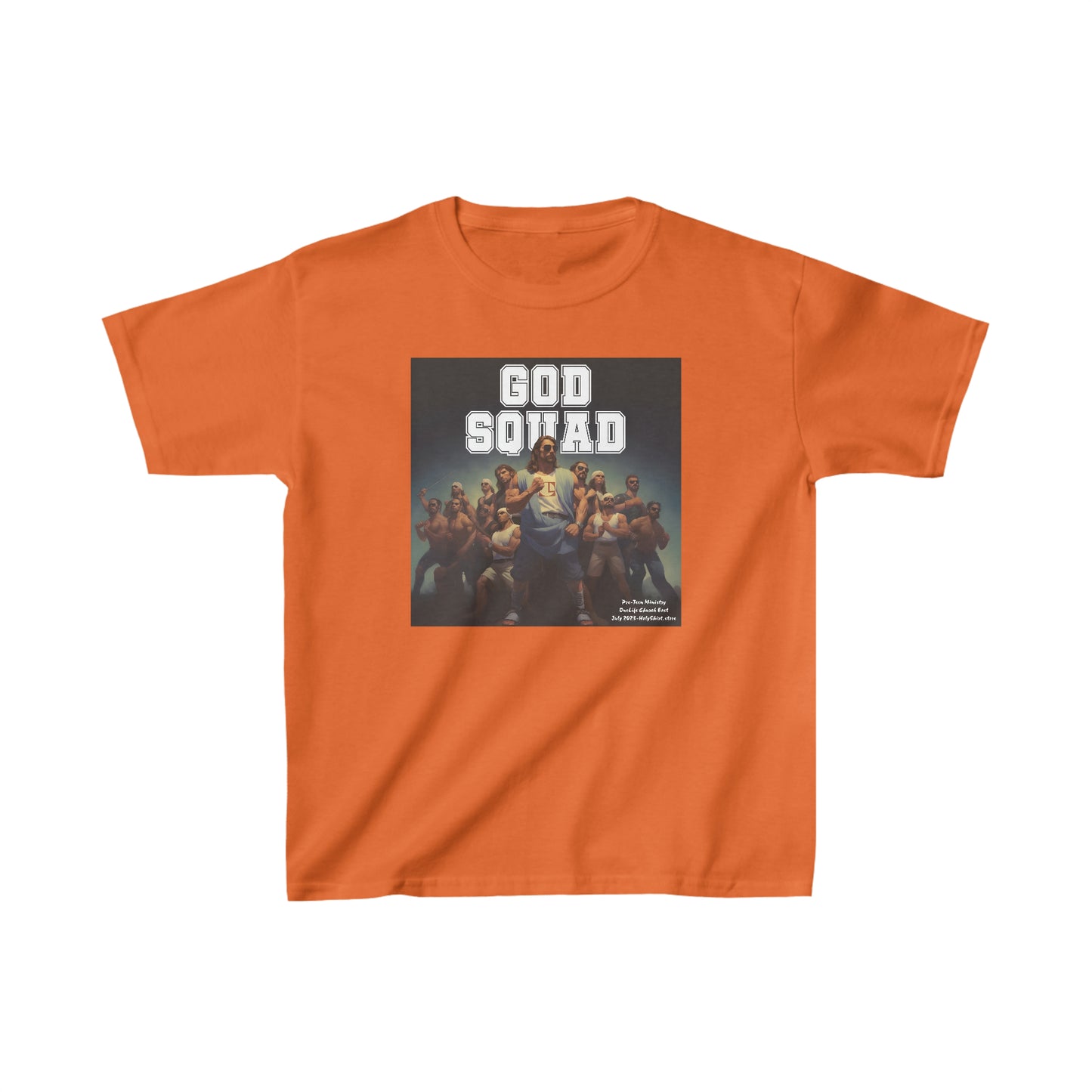 “God Squad” LineUp - Pre-Teen Room - Kids Heavy Cotton™ Tee